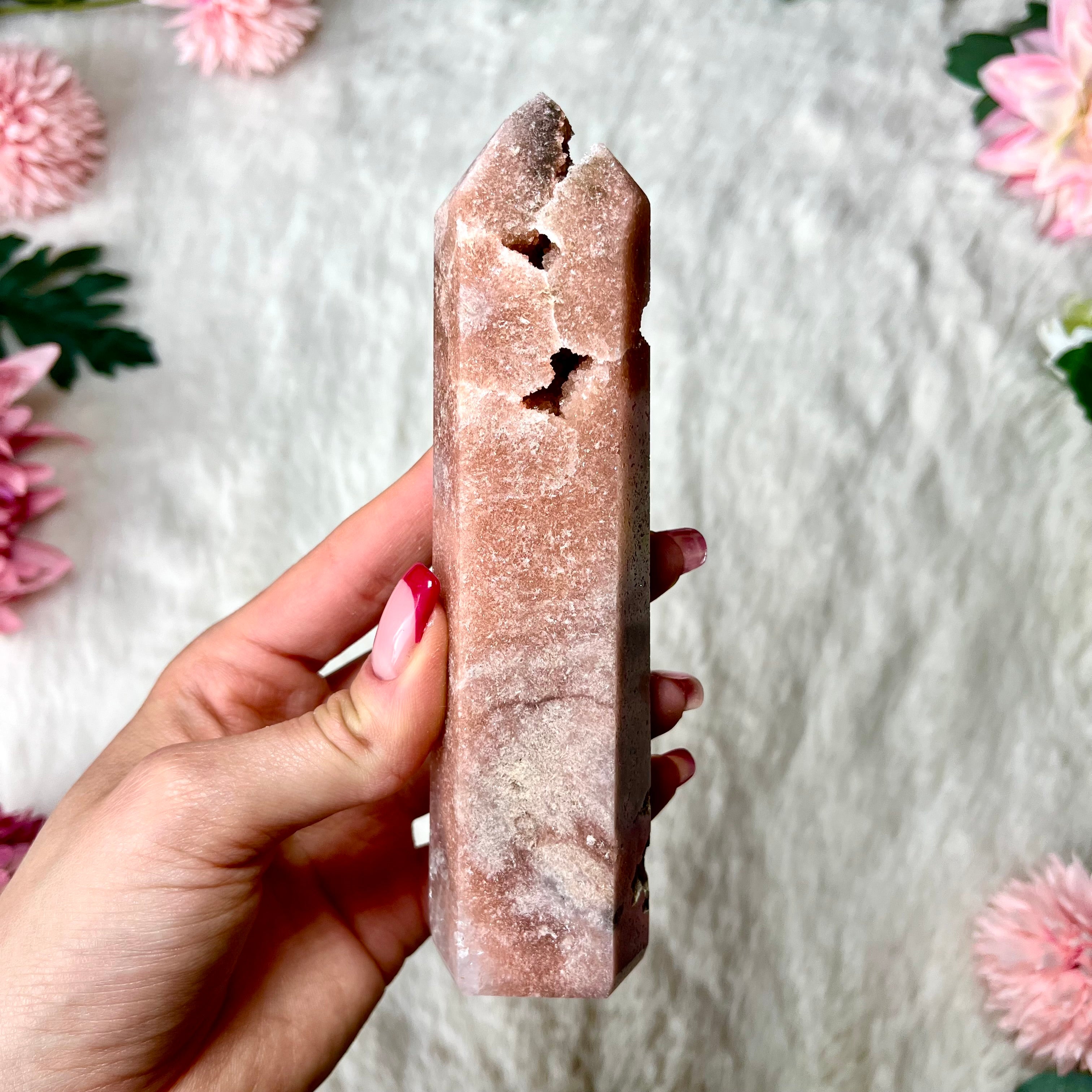 Pinker Amethyst Turm 301