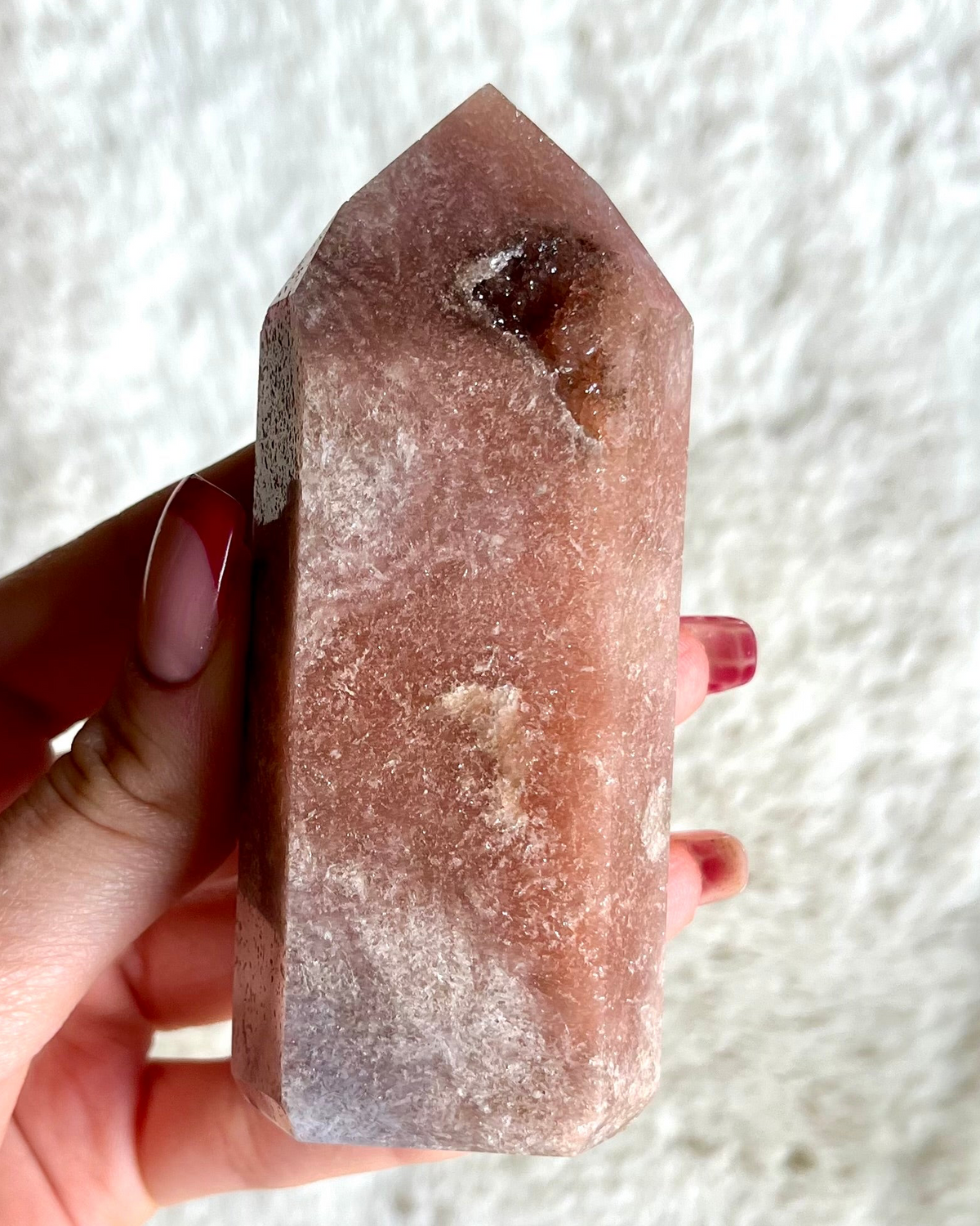 Pinker Amethyst Turm 306