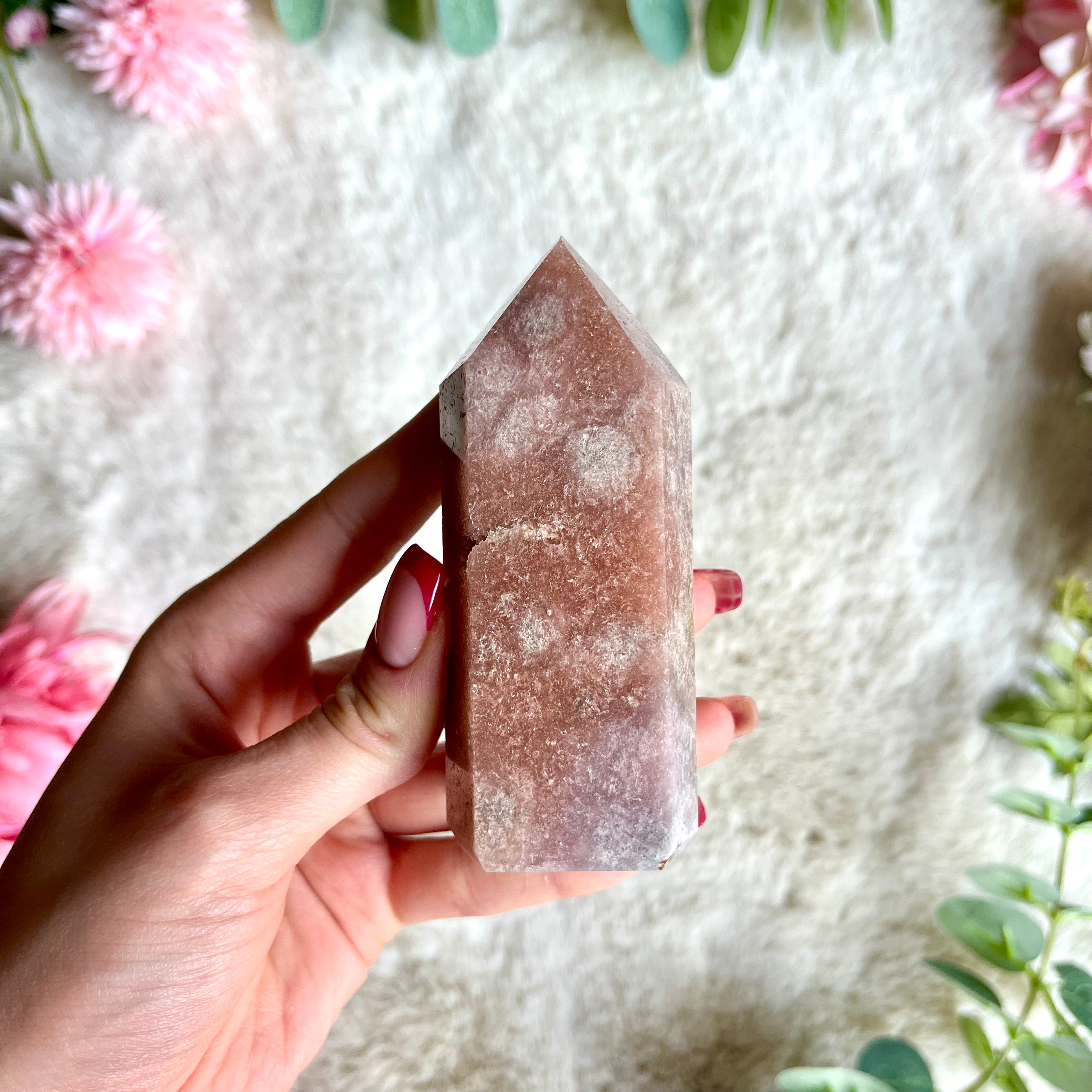 Pinker Amethyst Turm 306
