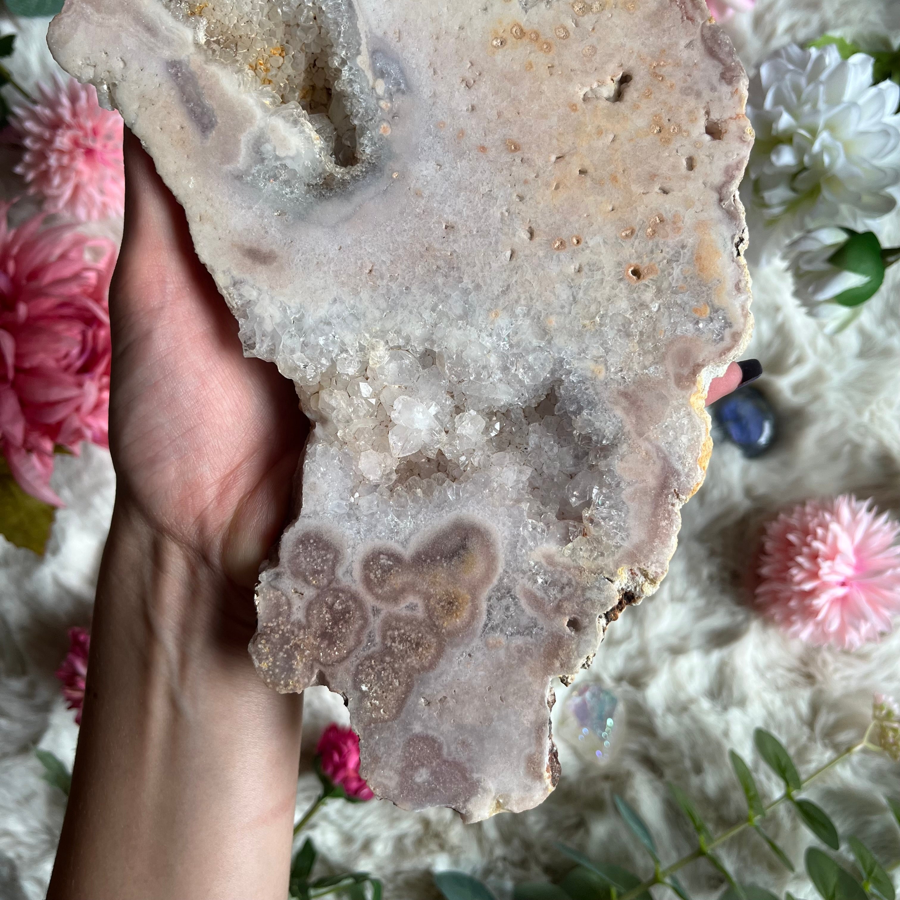 Pinker Amethyst Scheibe 5