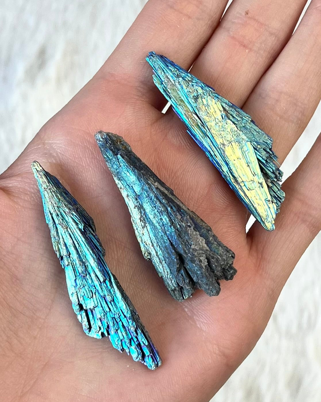 Angel Aura Kyanit Stücke