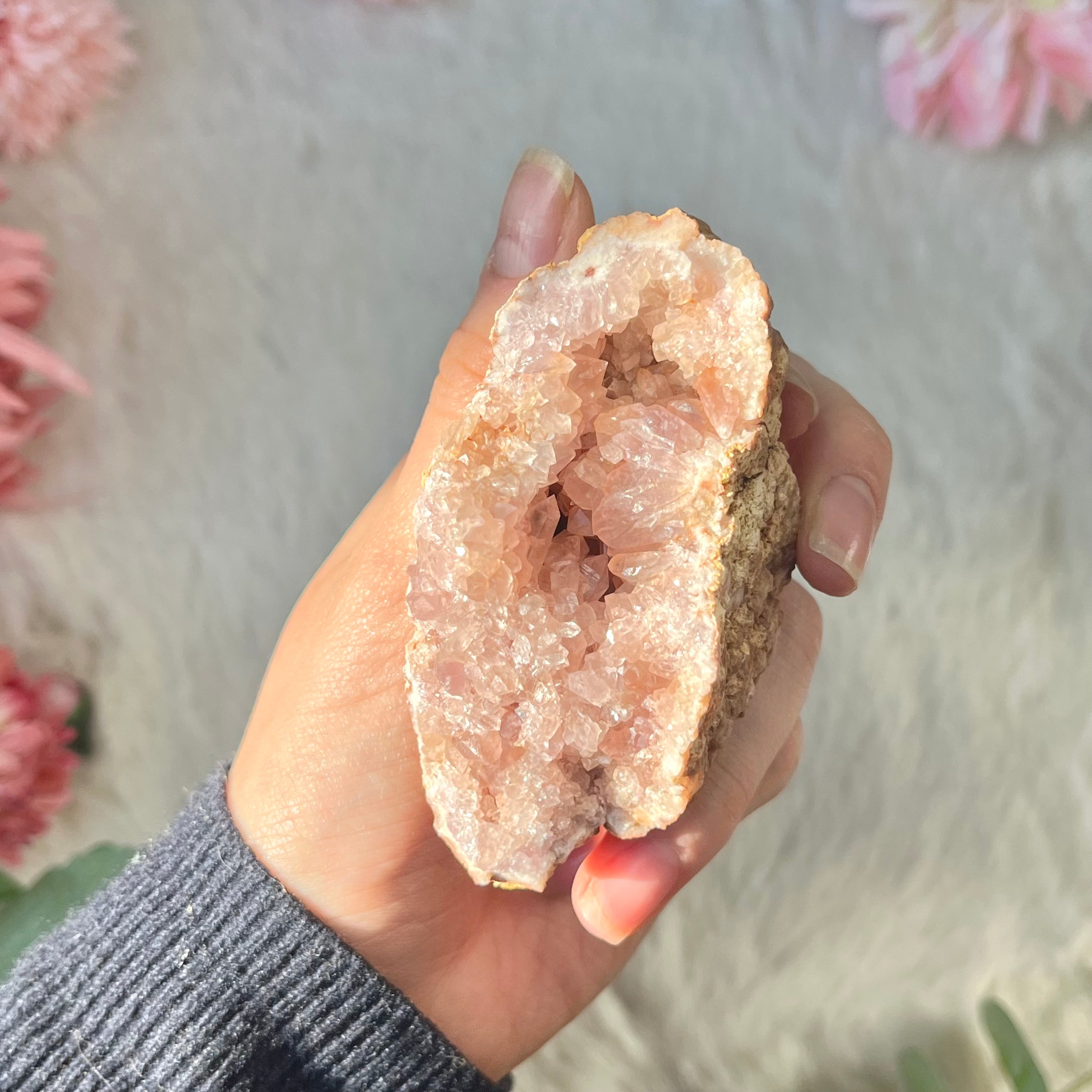 Pinke Amethyst Geode 241
