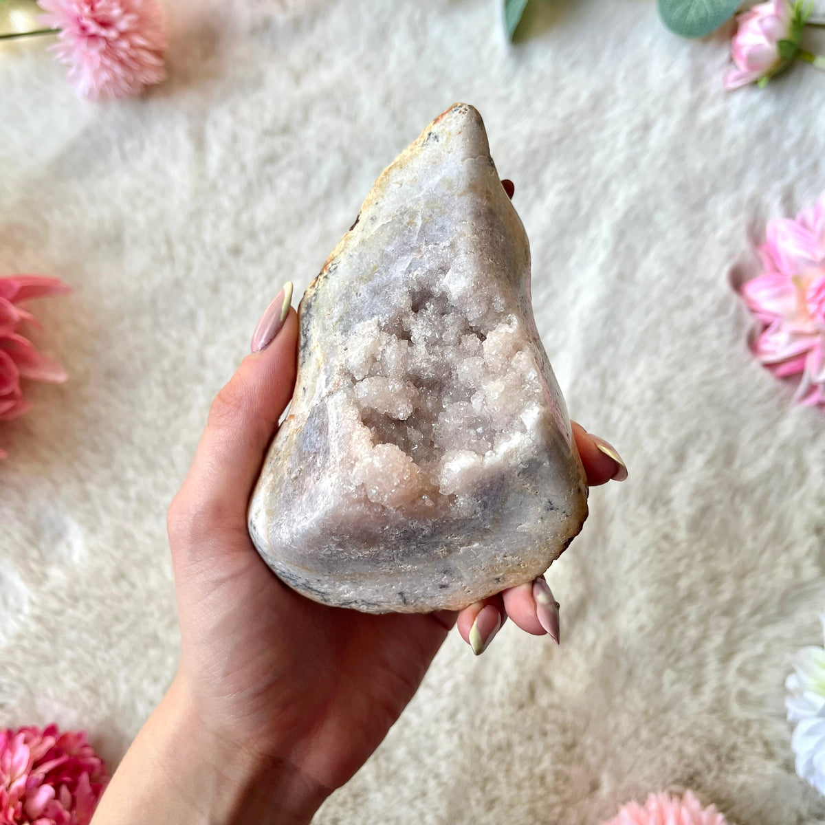 Pinker Amethyst Freiform 470