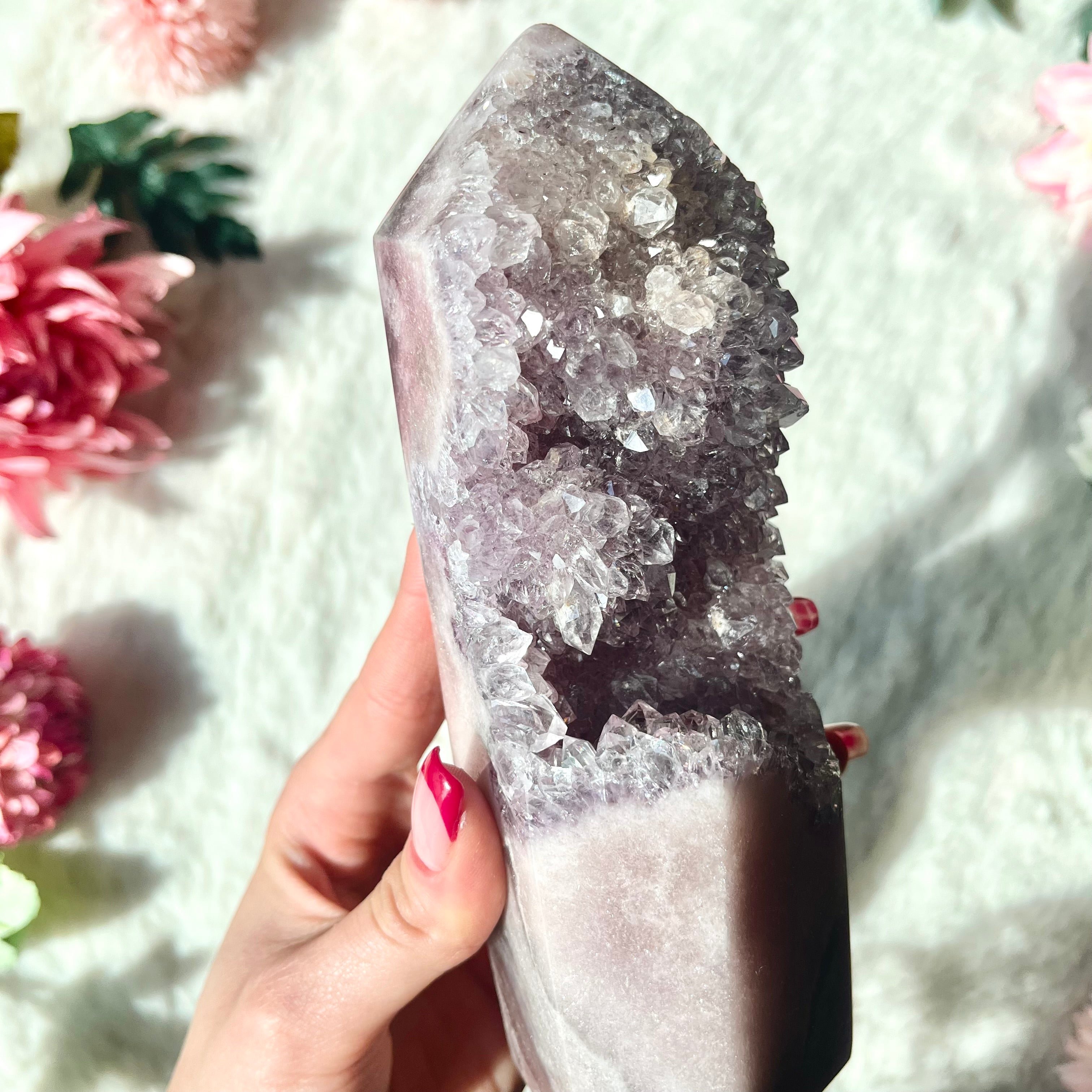 Pinker Amethyst Turm 324