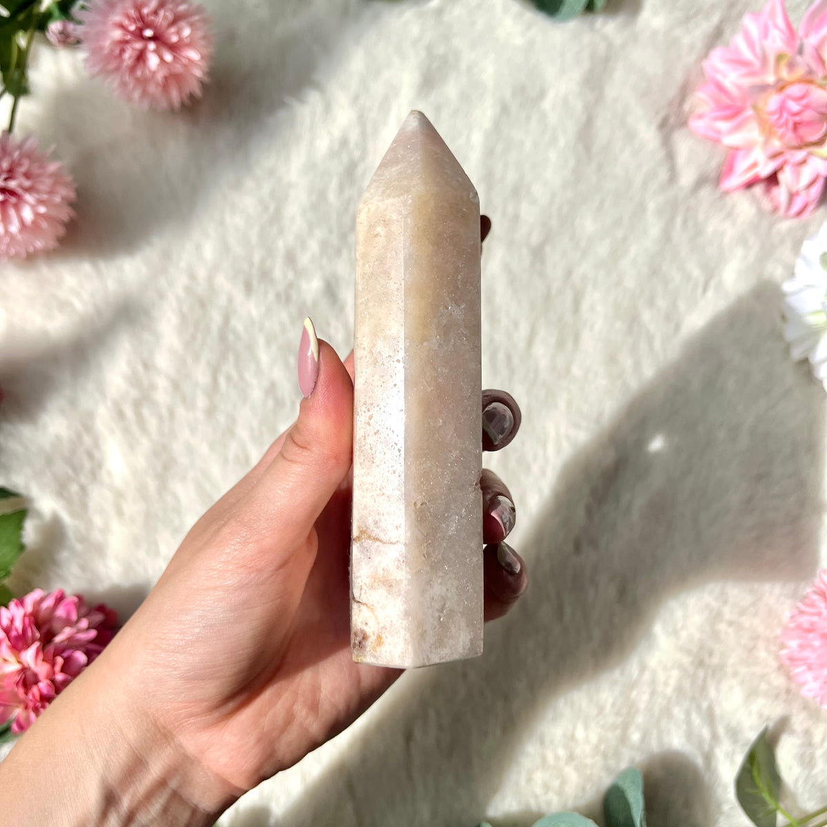Pinker Amethyst Turm 469