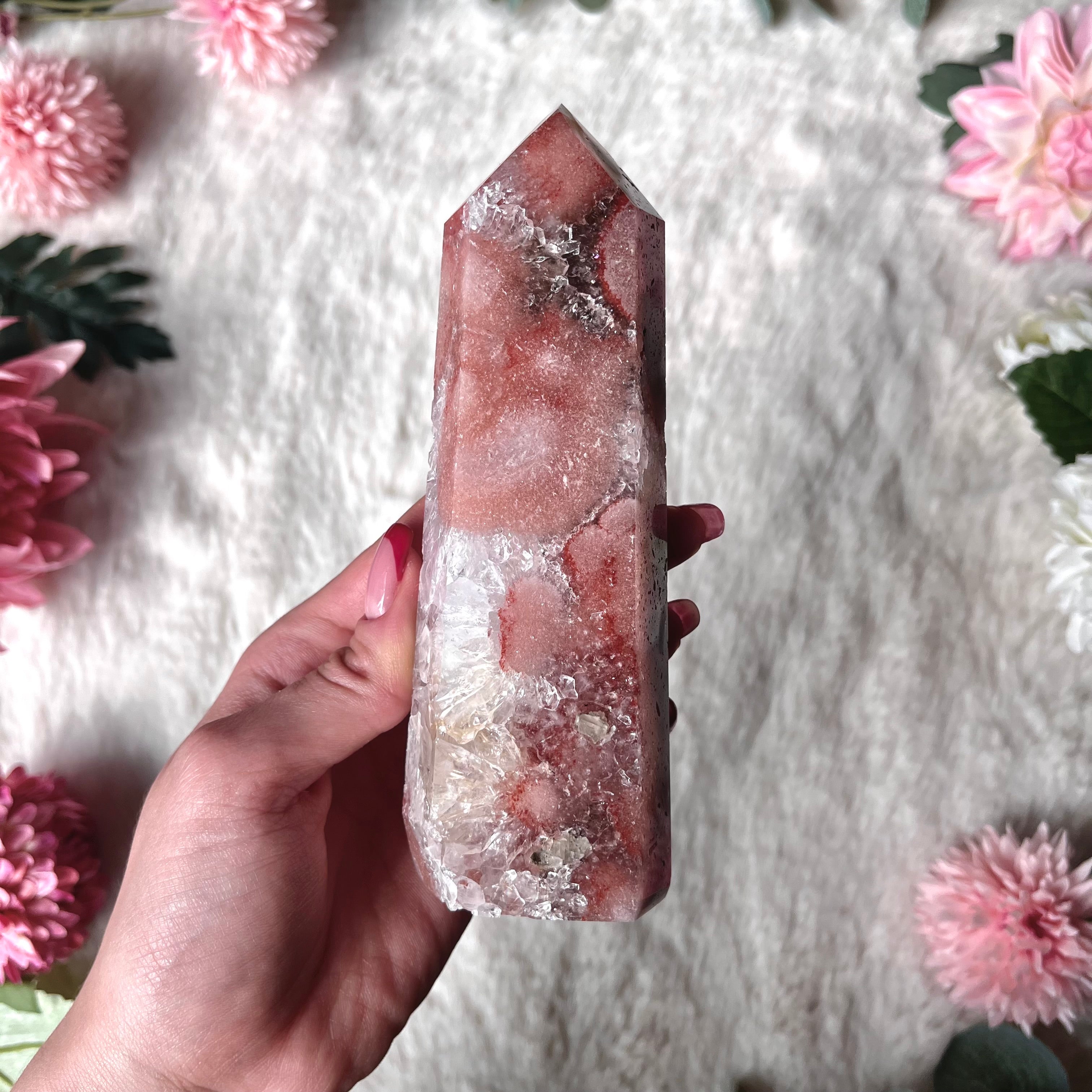 Pinker Amethyst Turm 302