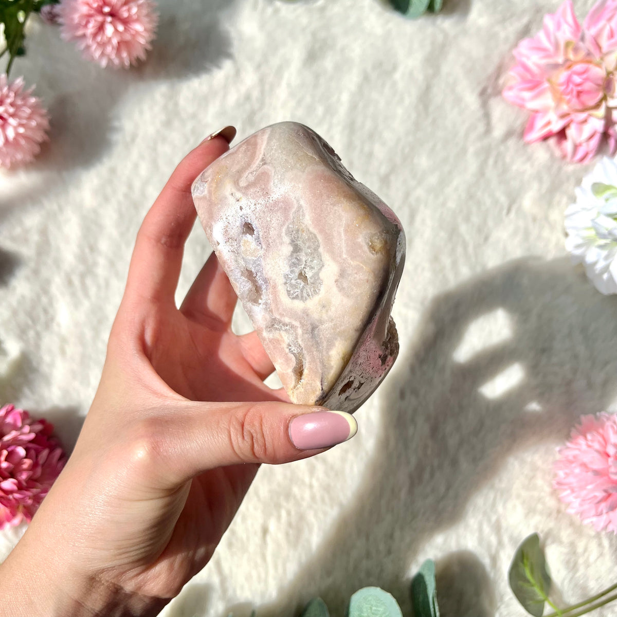 Pinker Amethyst Freiform 478
