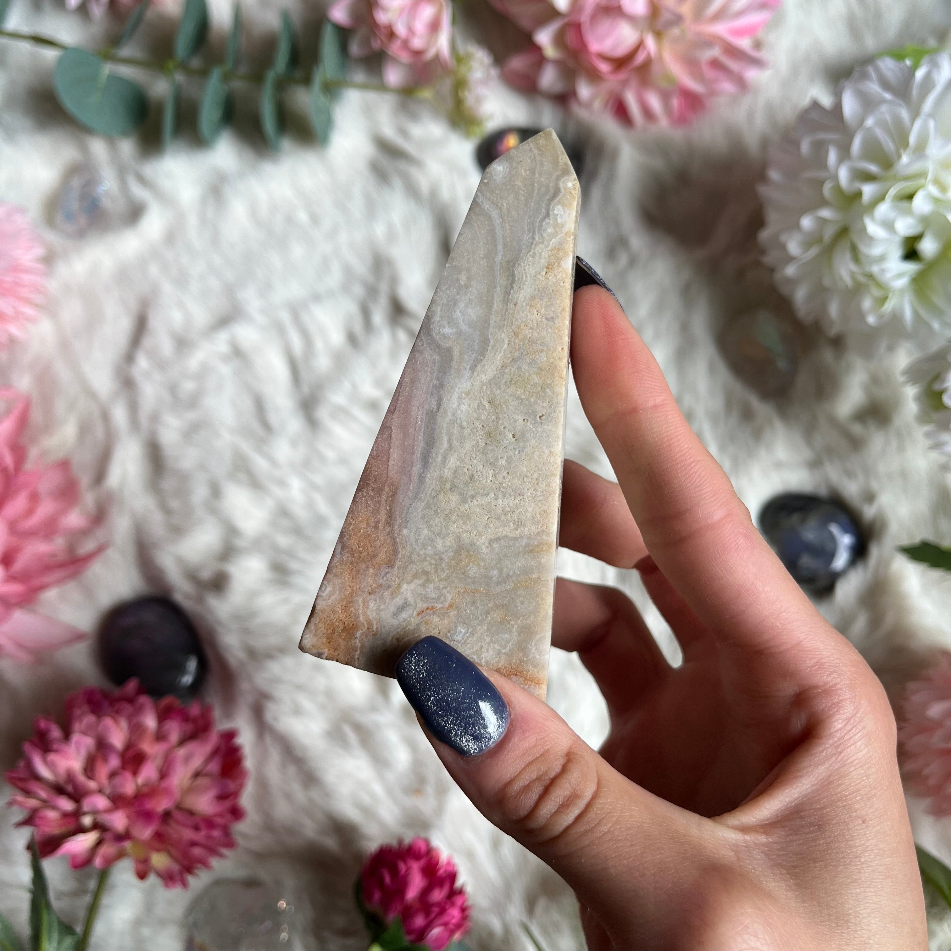 Pinker Amethyst Obelisk 13-18