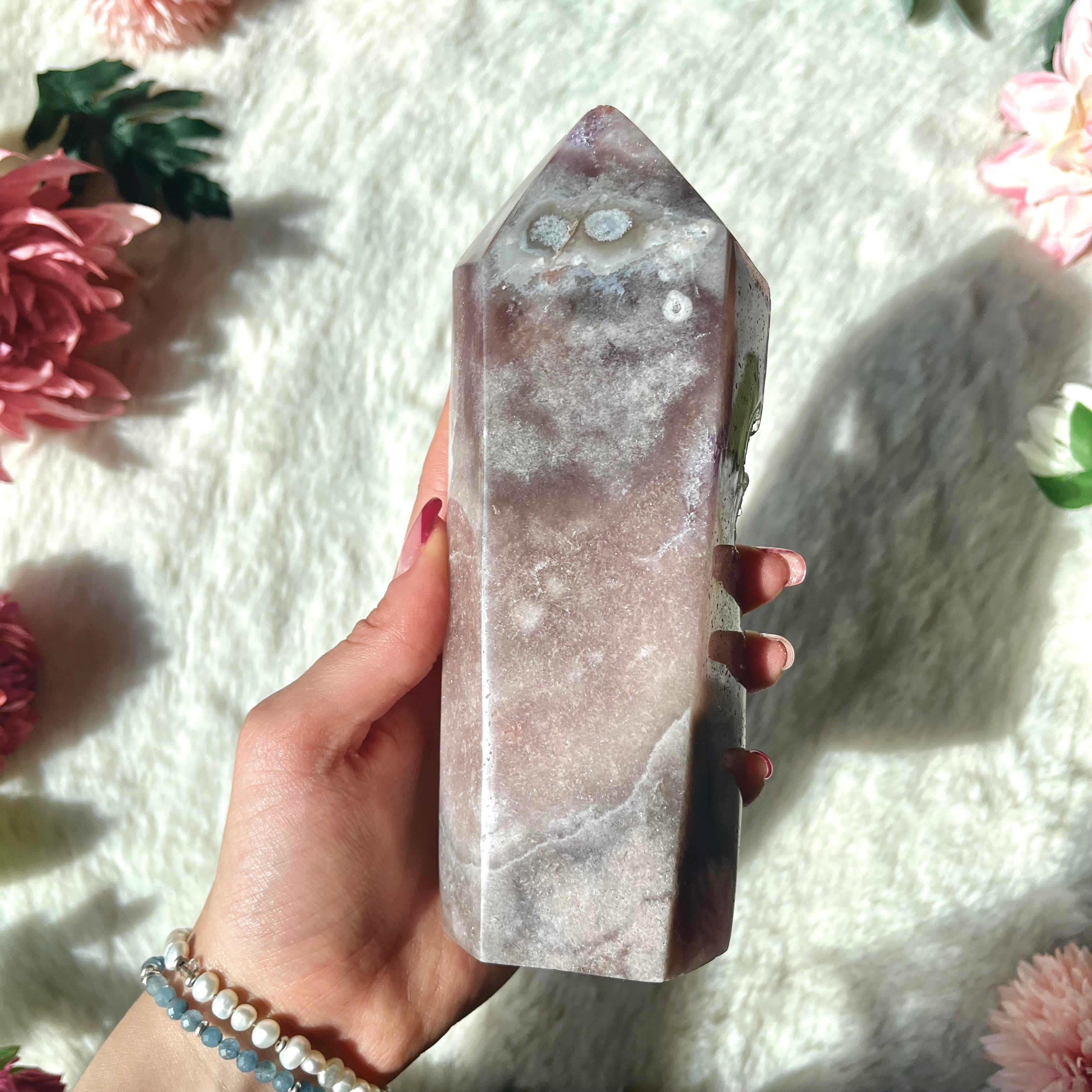 Pinker Amethyst Turm 324