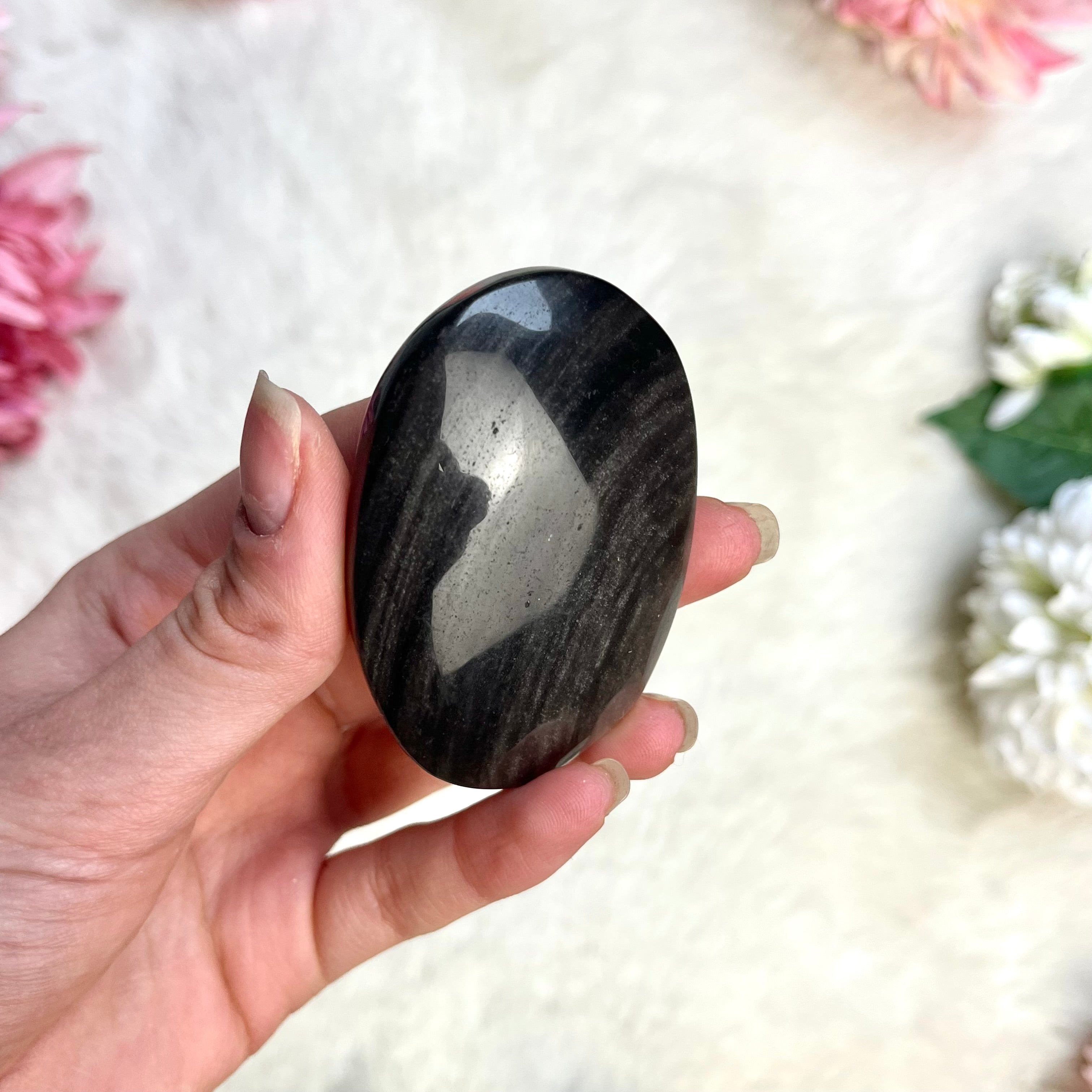 Silber Obsidian Seifenstein
