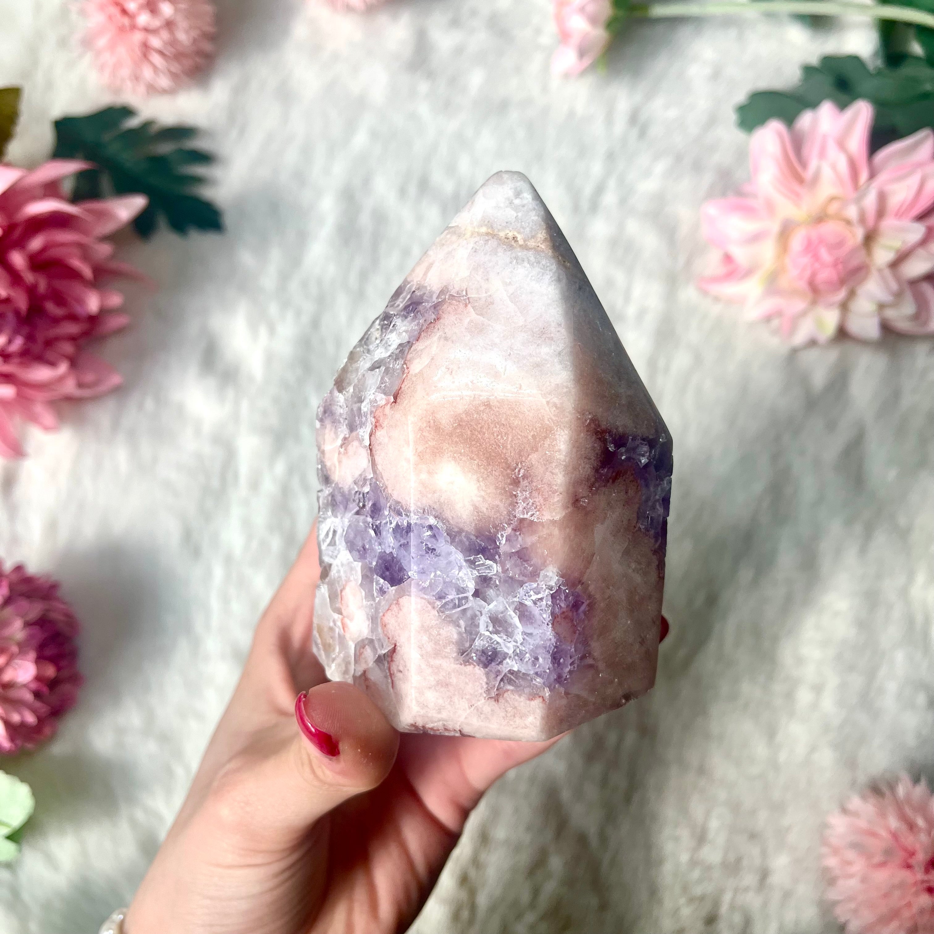 Pinker Amethyst Turm 313