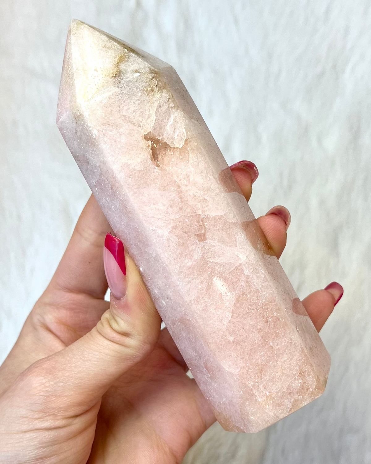 Pinker Amethyst Turm 344