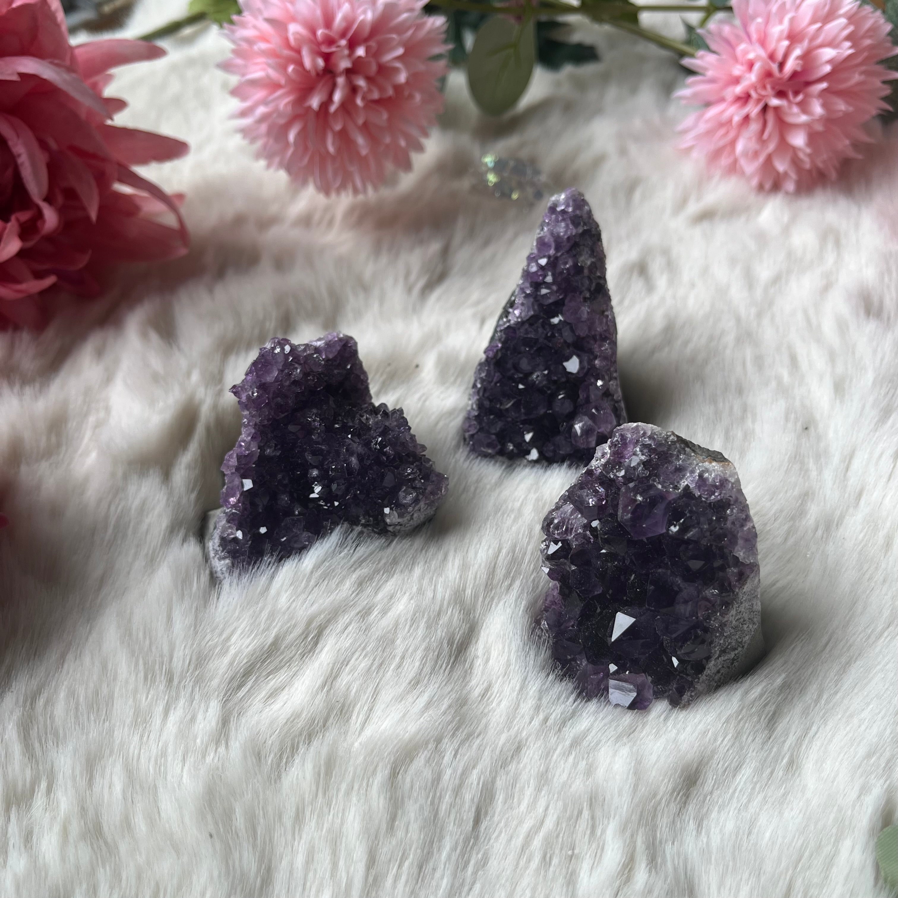 Kleine Amethyst Stufen 123-138