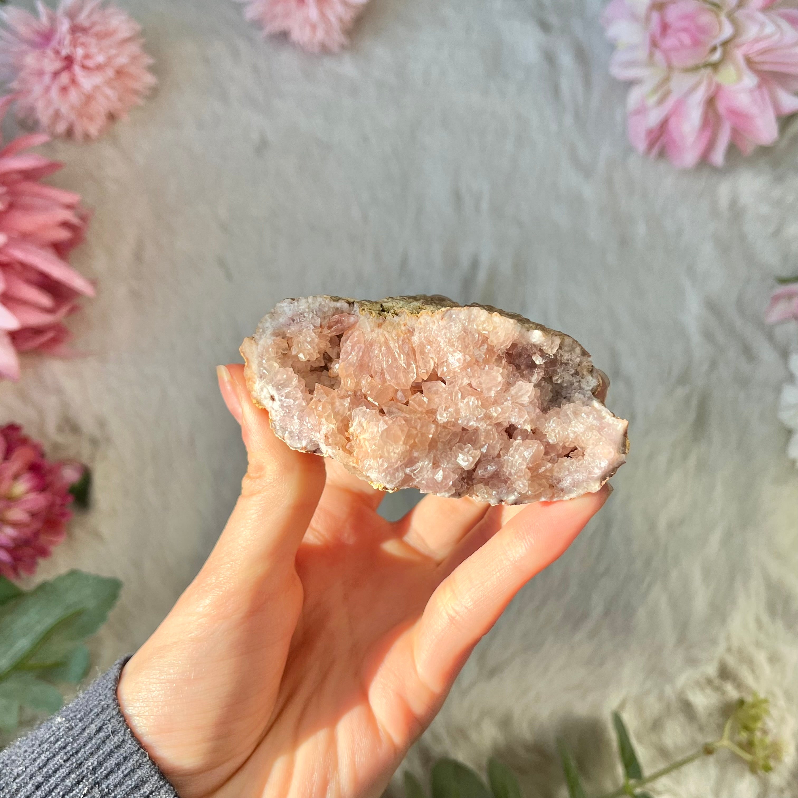 Pinke Amethyst Geode 241