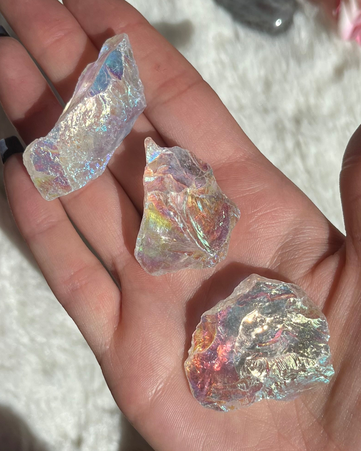 Angel Aura Quarz Bruchstücke