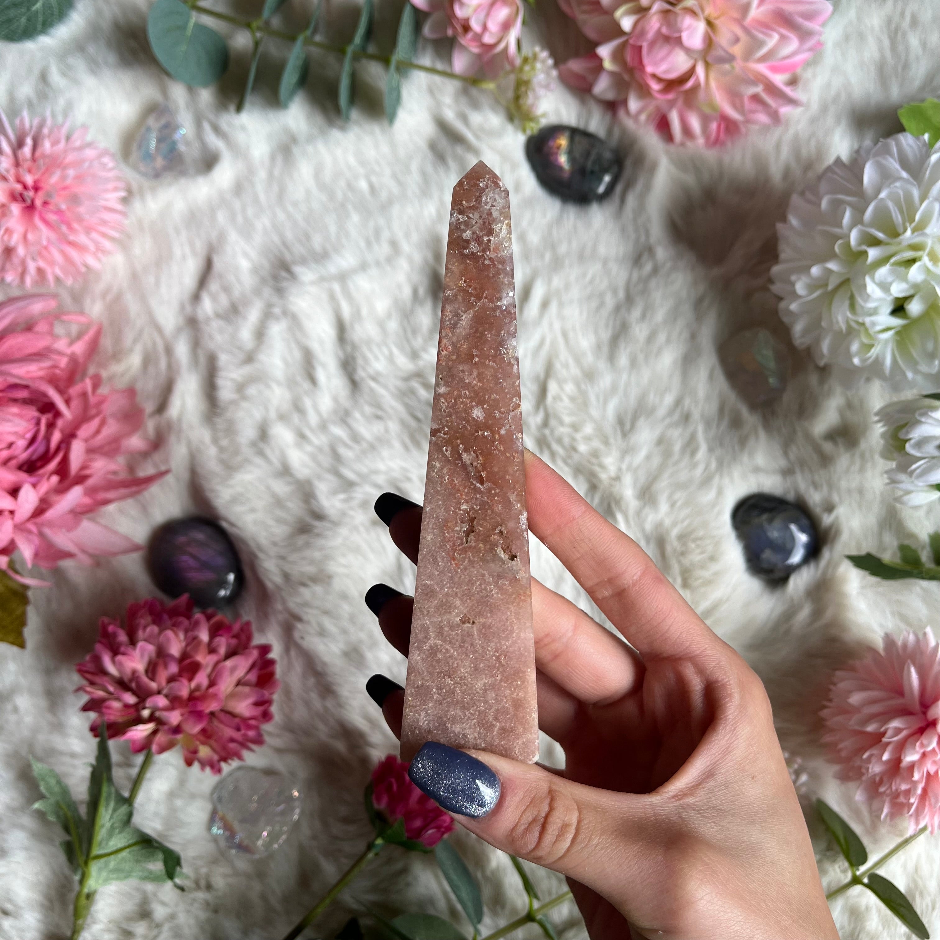 Pinker Amethyst Obelisk 13-18