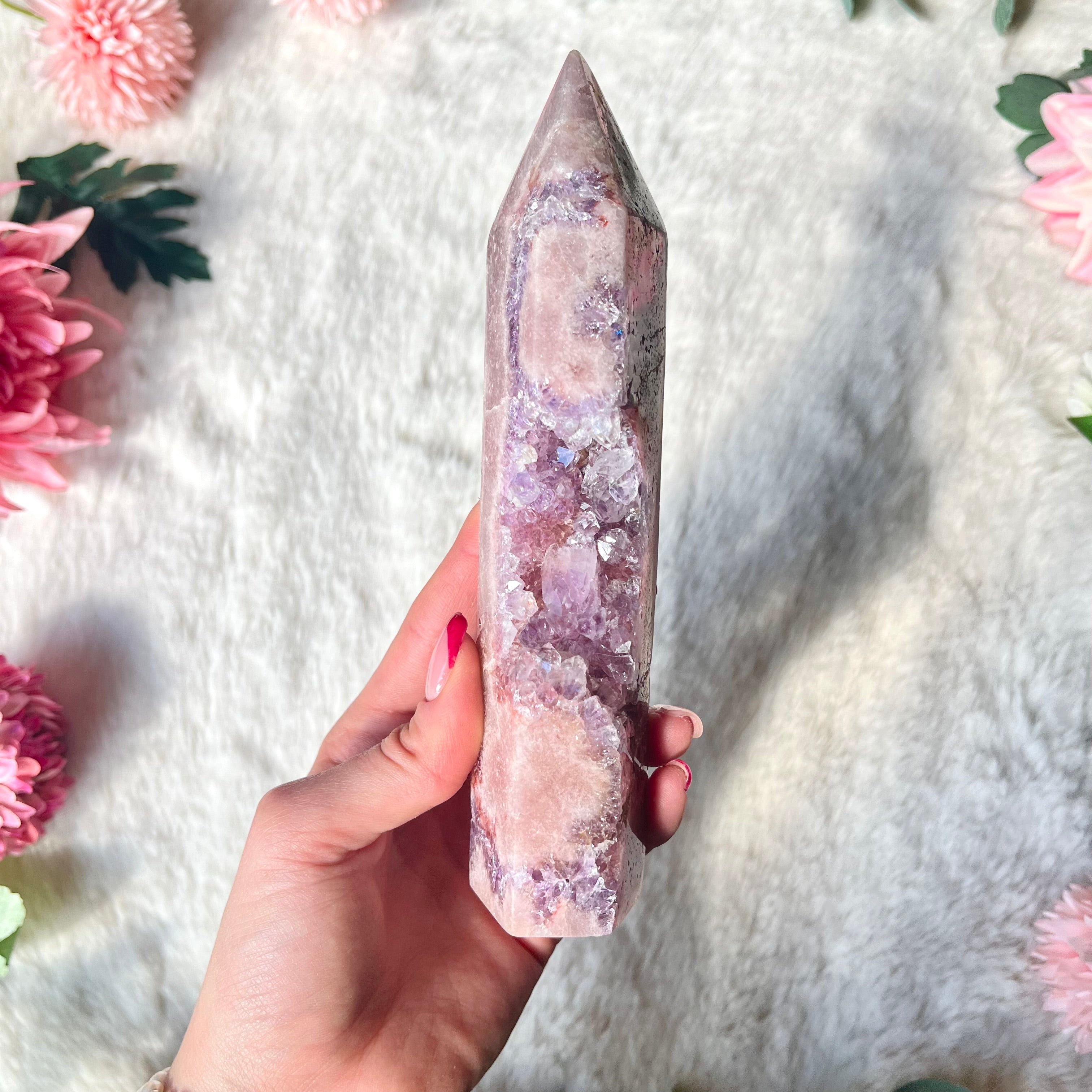 Pinker Amethyst Turm 314