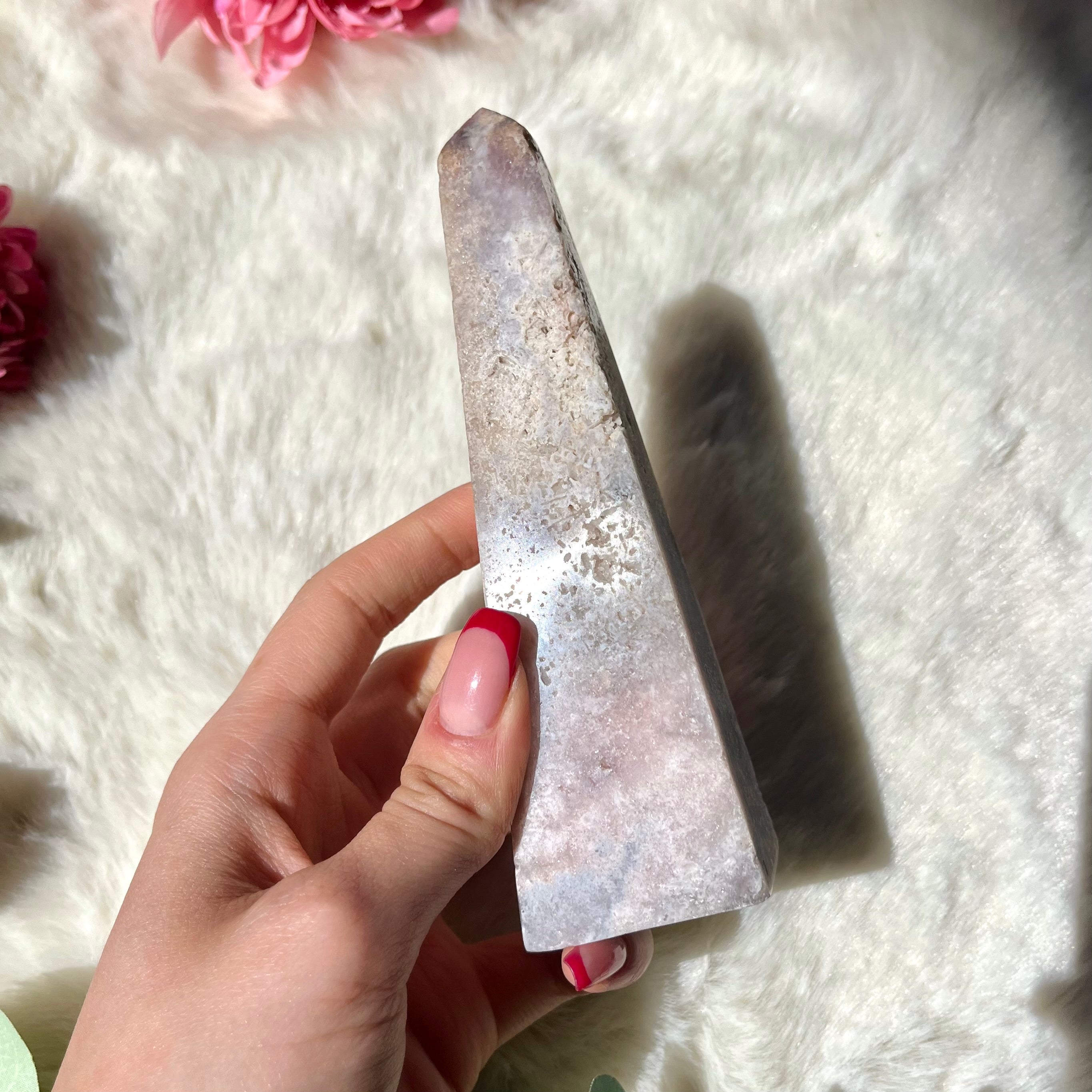 Pinker Amethyst Obelisk 302-304