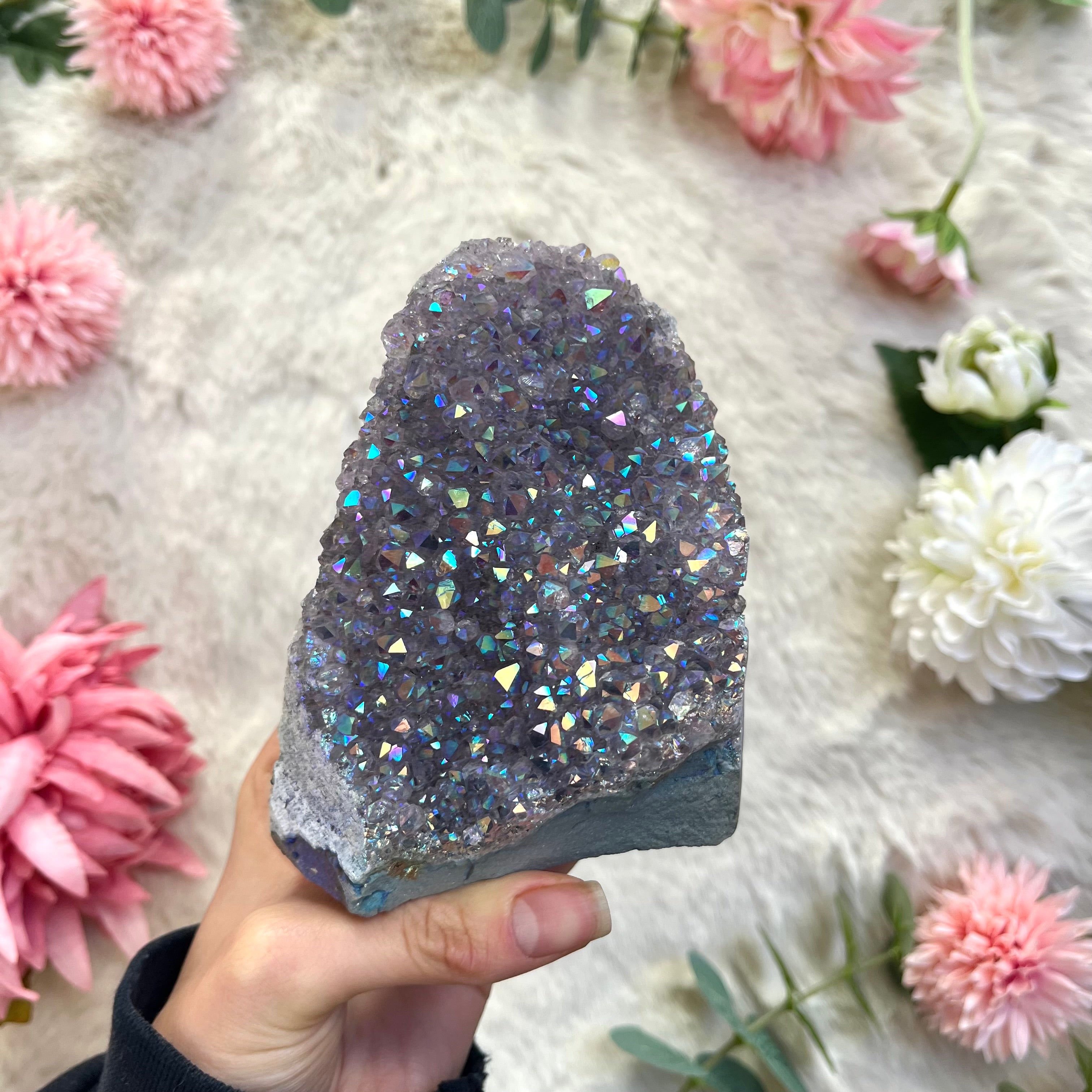 Angel Aura Amethyst druse 127