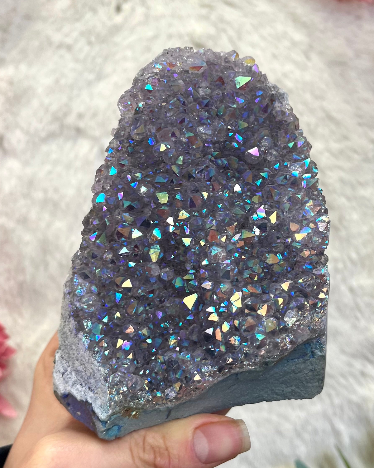 Angel Aura Amethyst druse 127