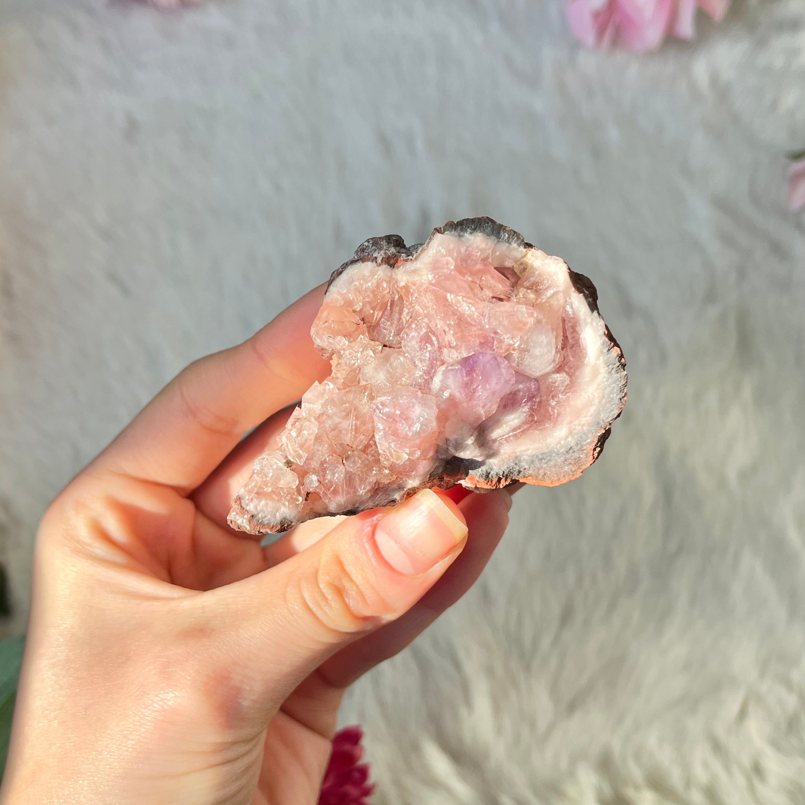 Pinke Amethyst Geode 242