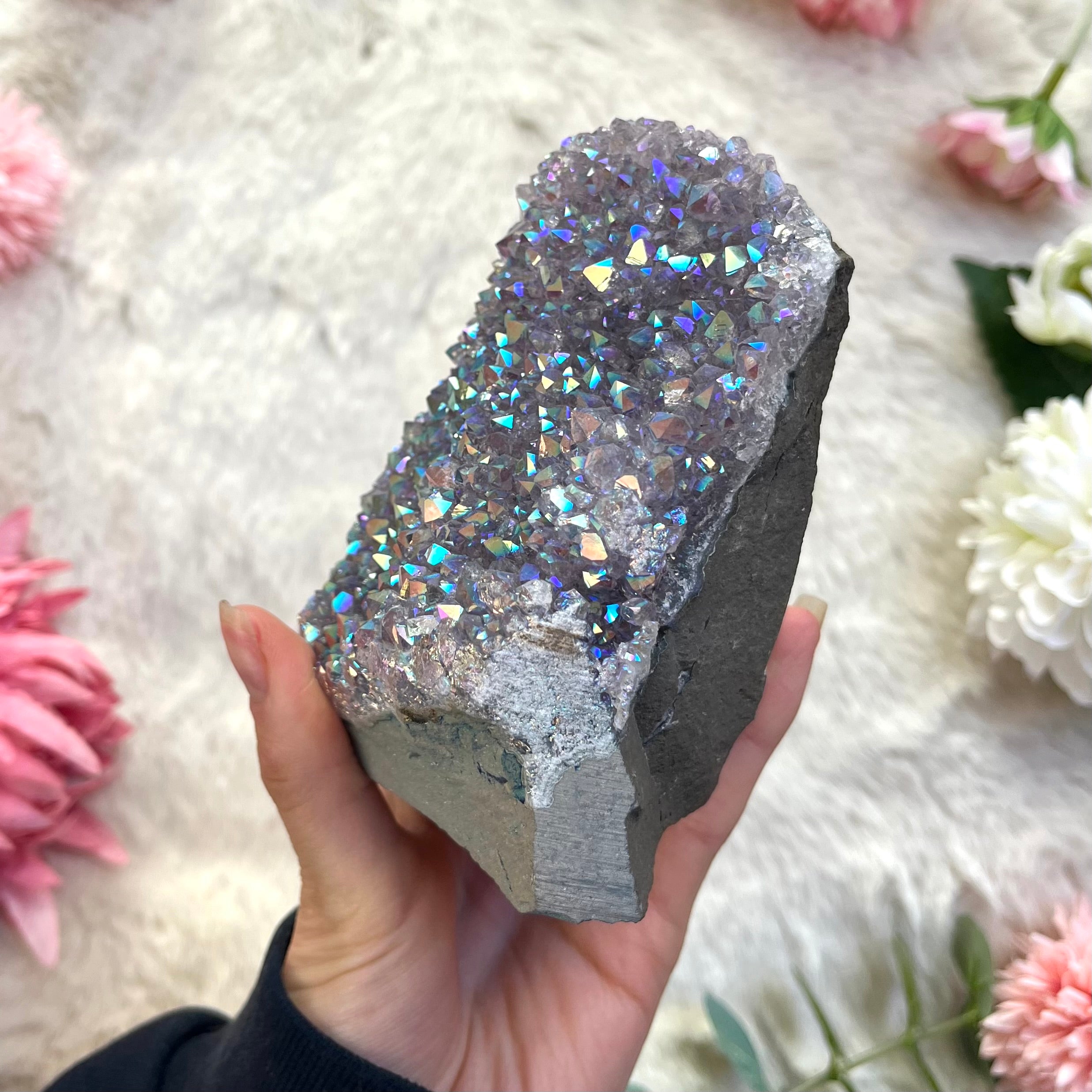 Angel Aura Amethyst druse 127