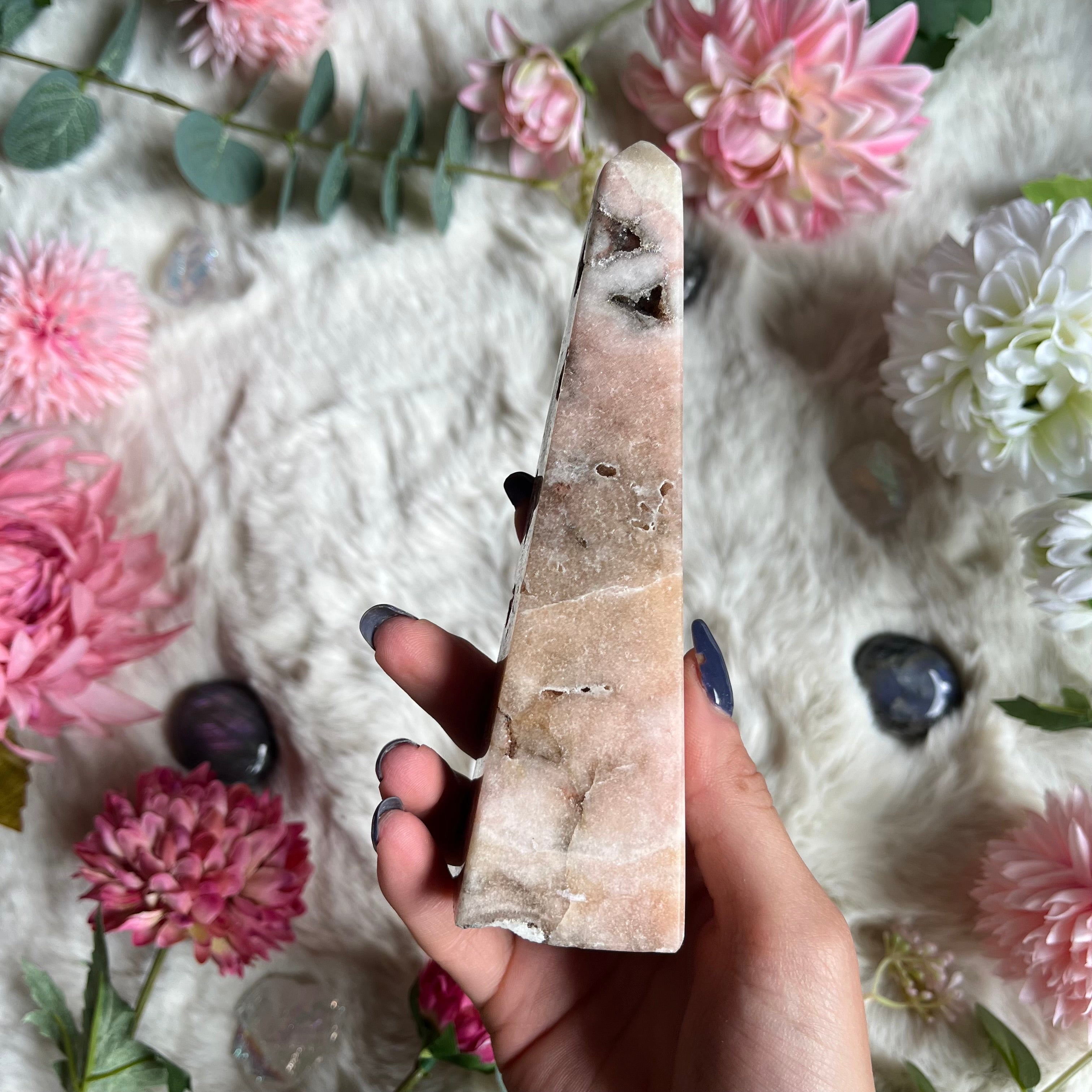 Pinker Amethyst Obelisk 13-18