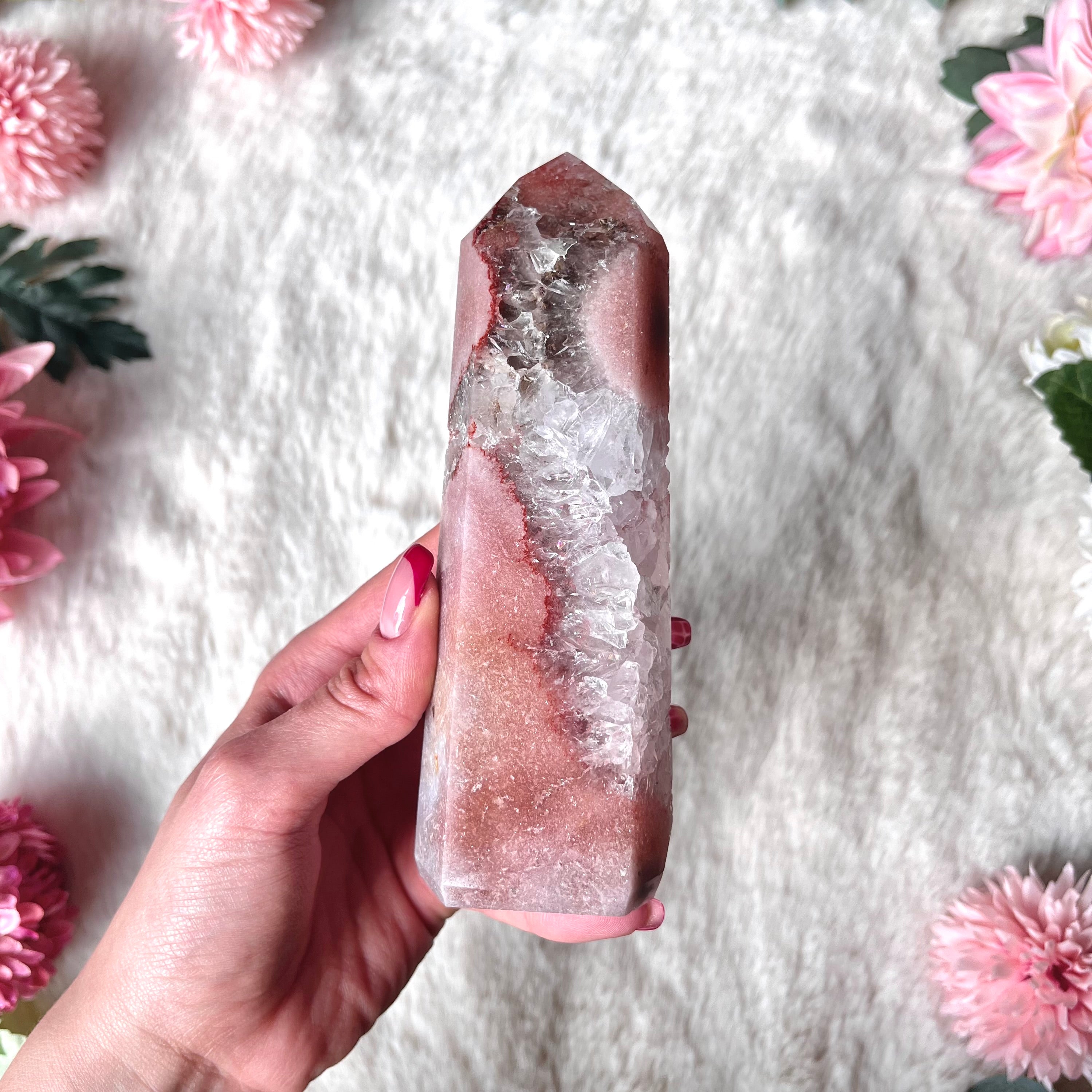 Pinker Amethyst Turm 302