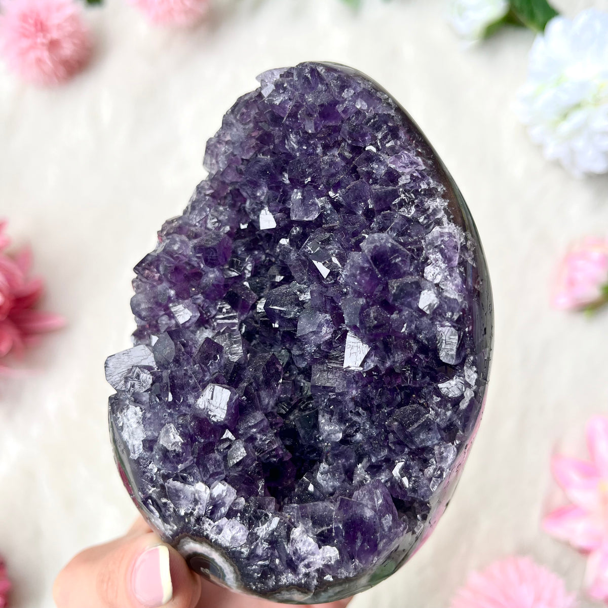 Amethyst Freiform Dunkel 496