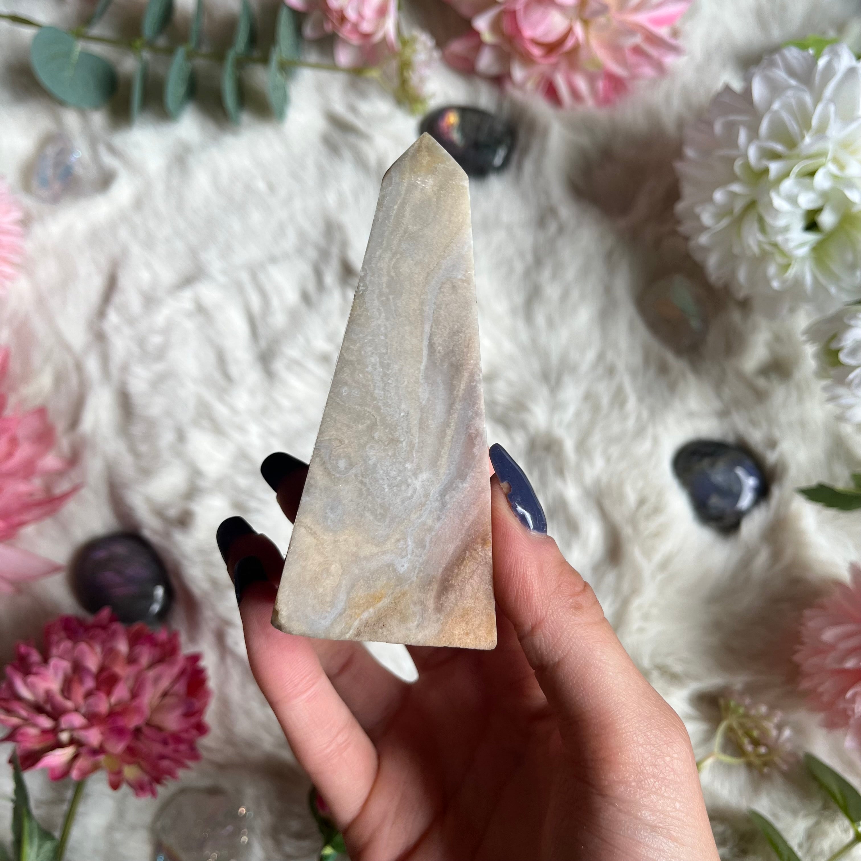 Pinker Amethyst Obelisk 13-18