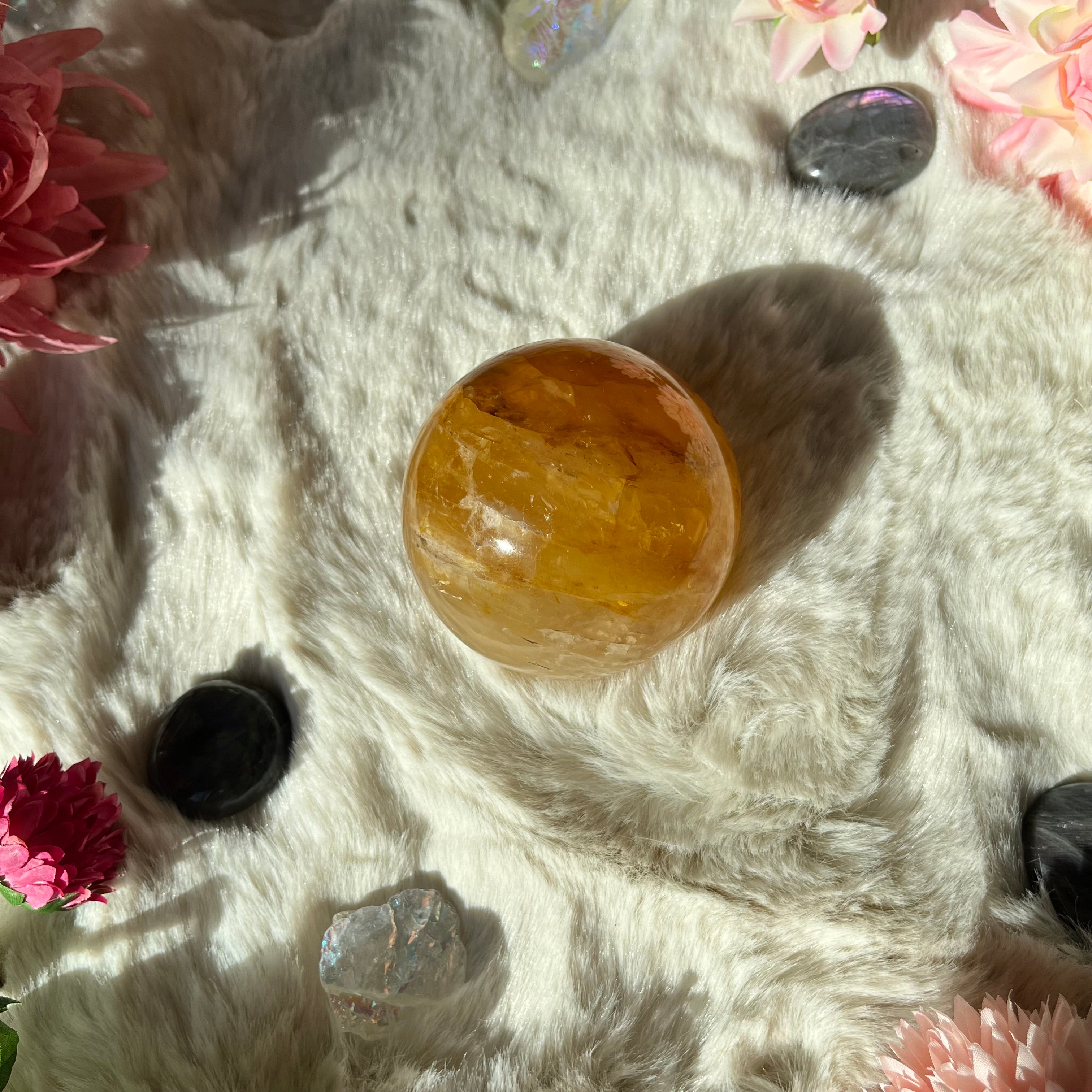 Golden Healer Quarz Kugel 21