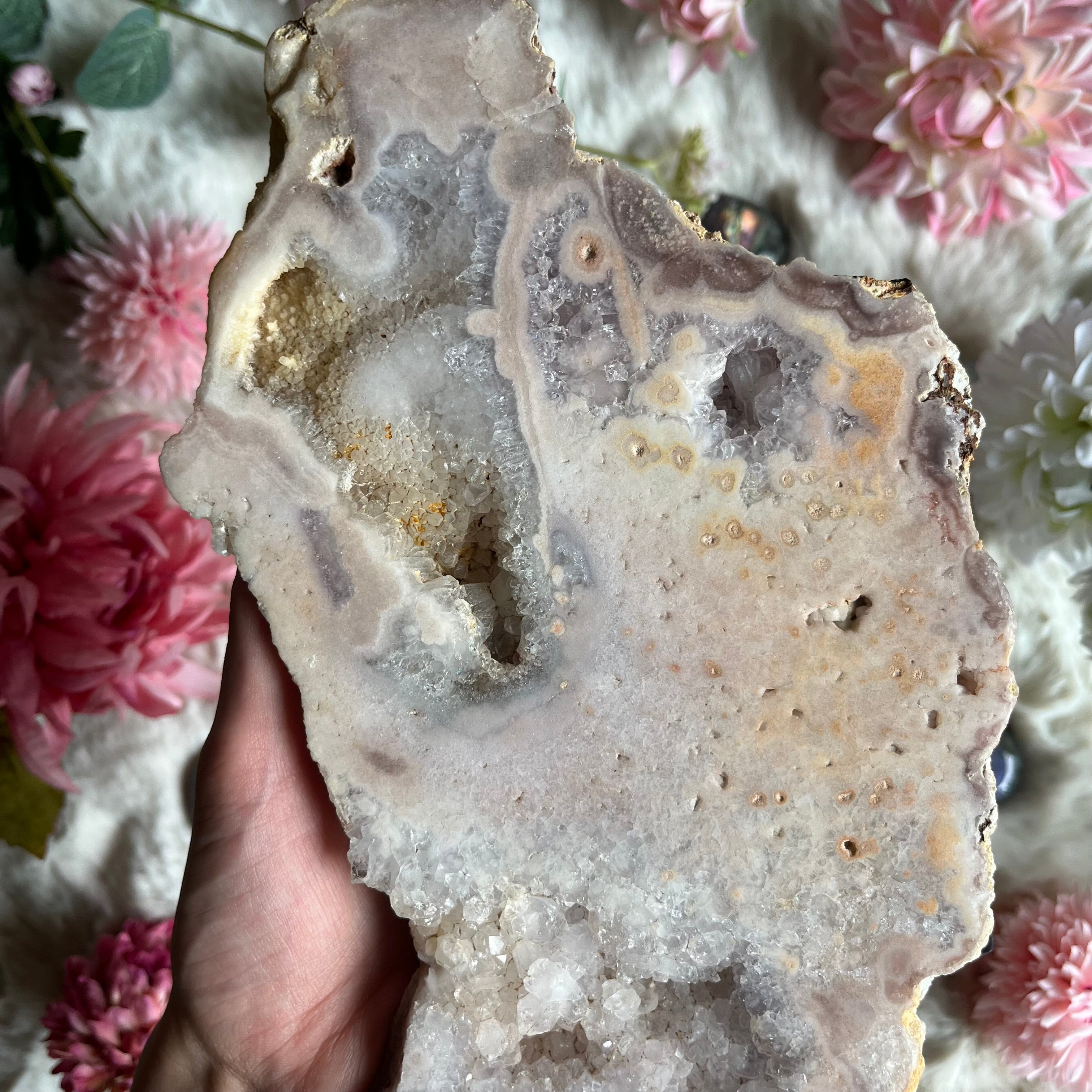 Pinker Amethyst Scheibe 5