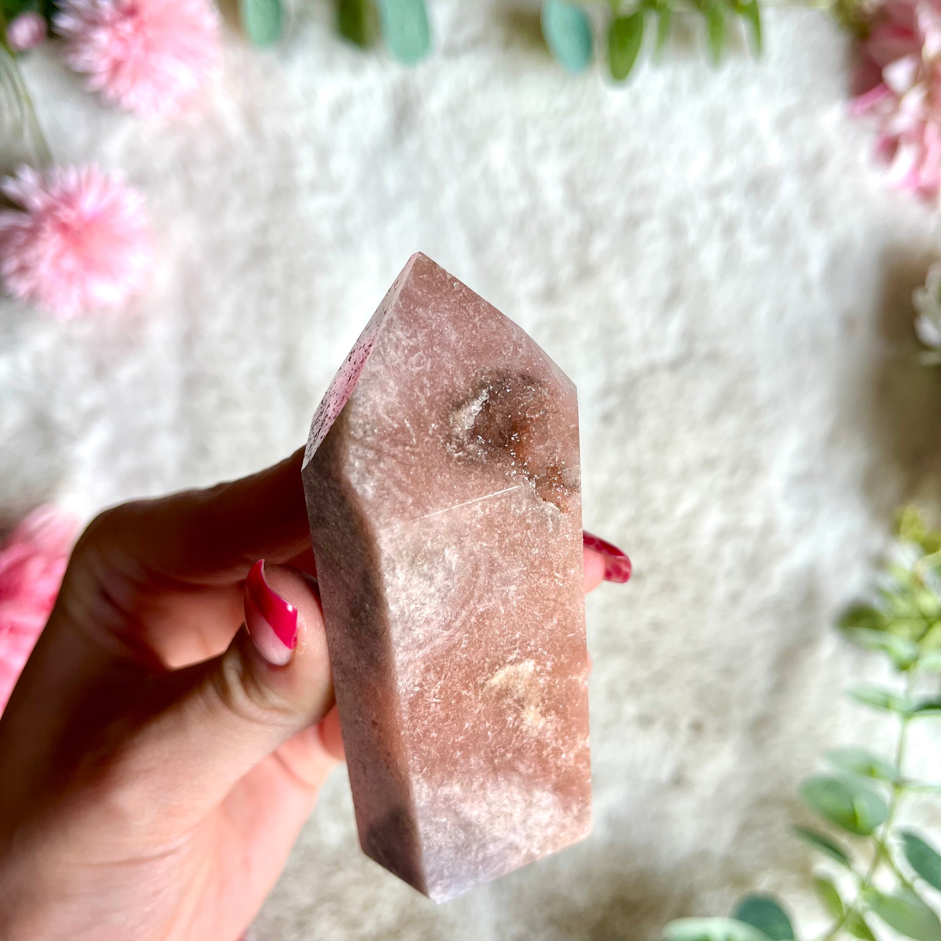 Pinker Amethyst Turm 306