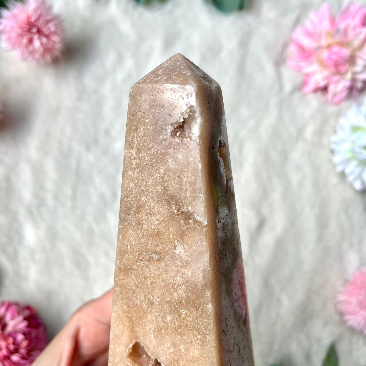 Pinker Amethyst Turm 468