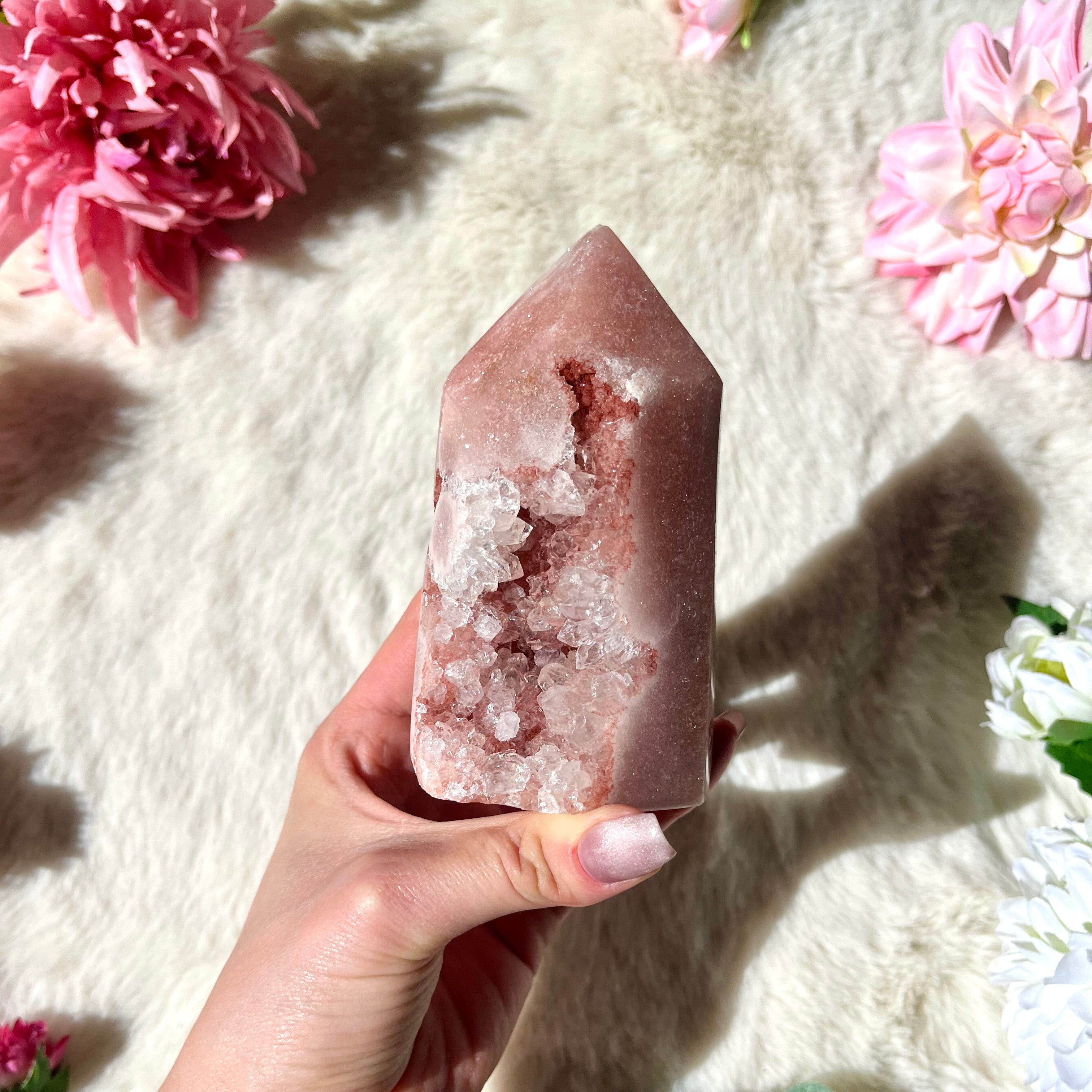 Pinker Amethyst Turm 315