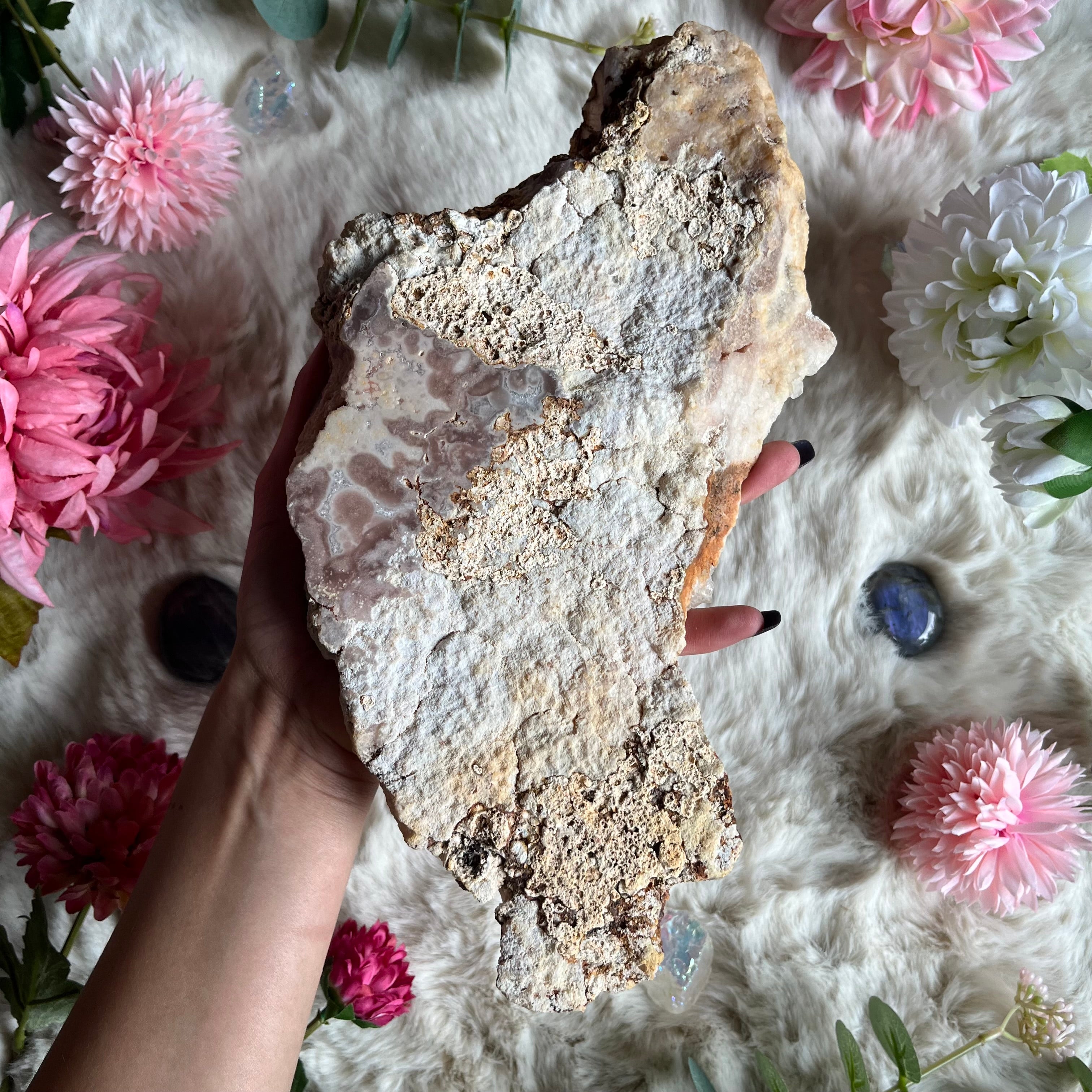 Pinker Amethyst Scheibe 5