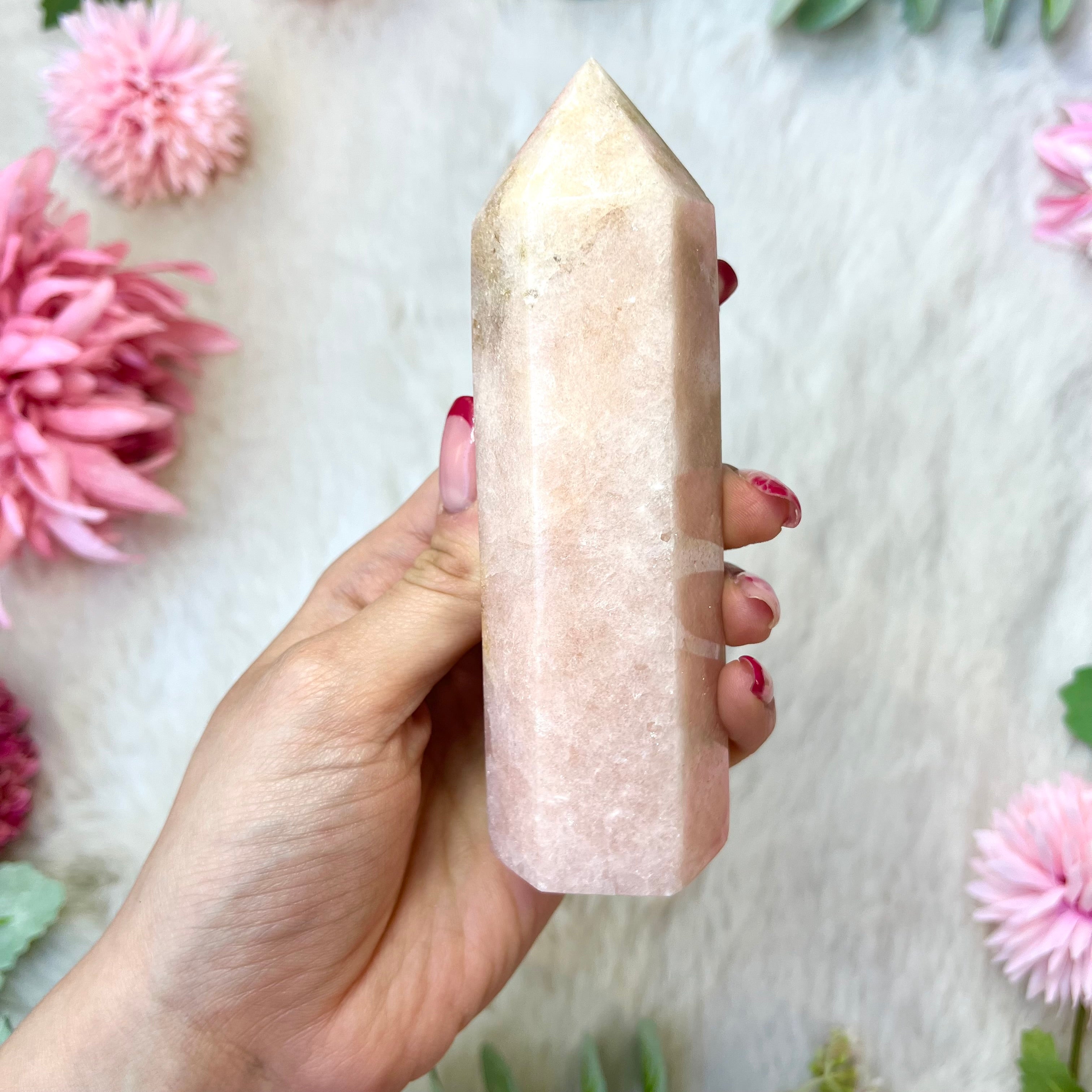 Pinker Amethyst Turm 344