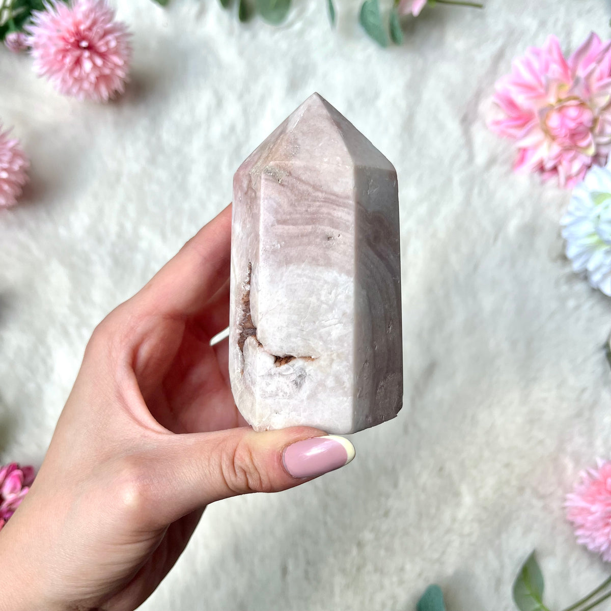 Pinker Amethyst Turm 476