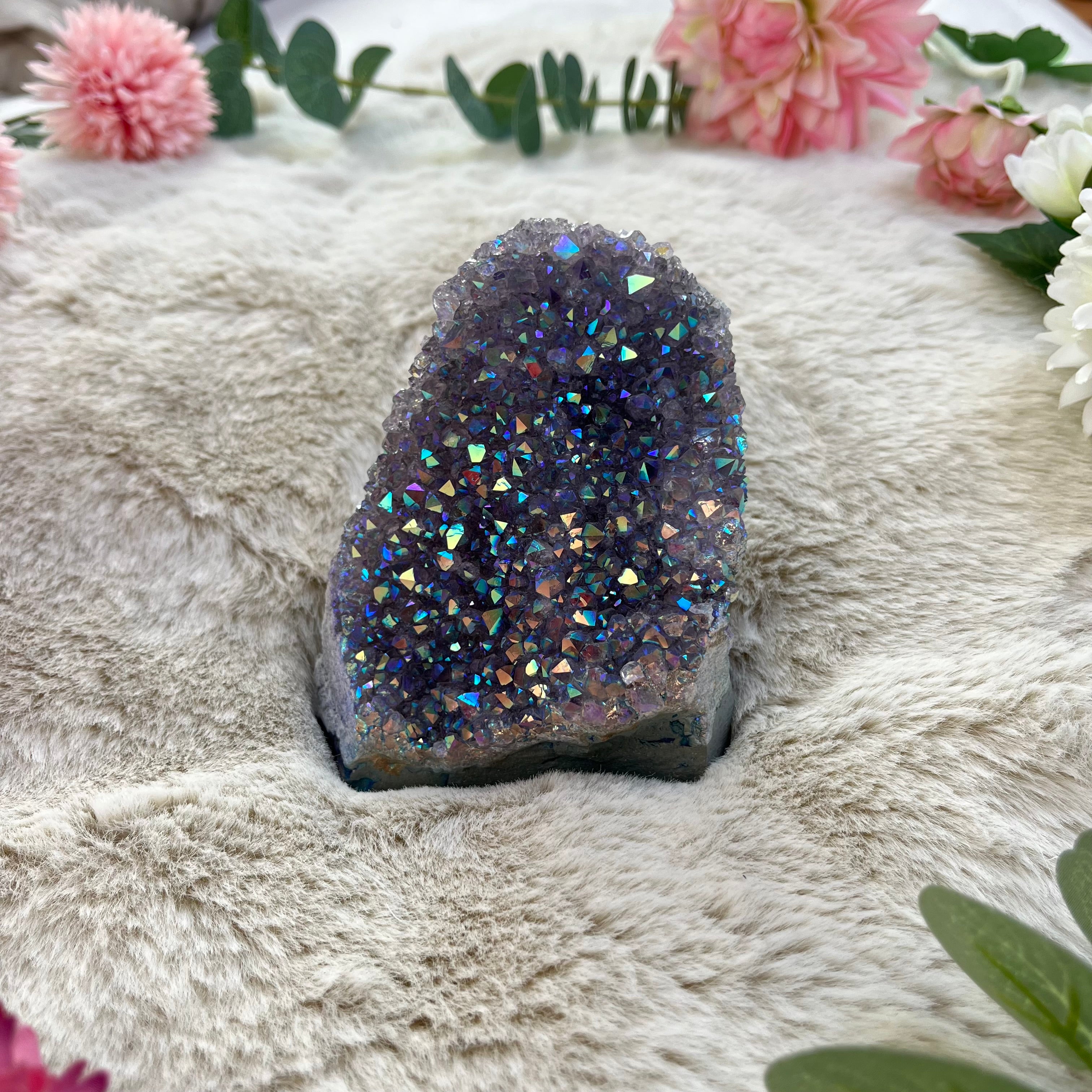 Angel Aura Amethyst druse 127