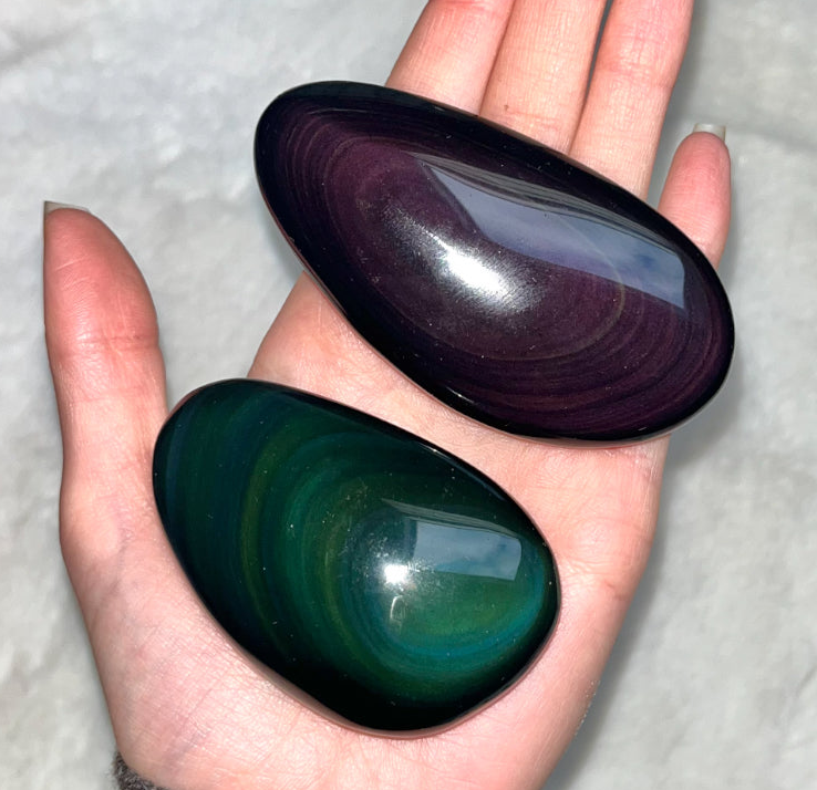 Regenbogen Obsidian Seifenstein 183-184