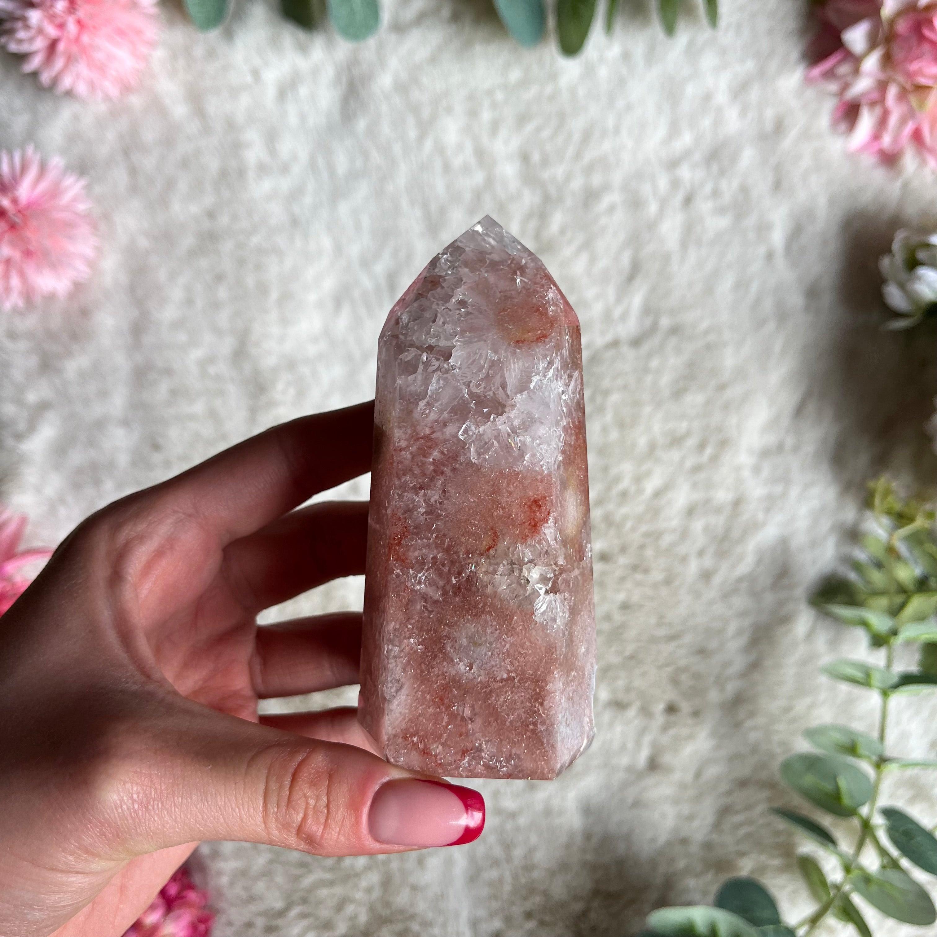 Pinker Amethyst Turm 300