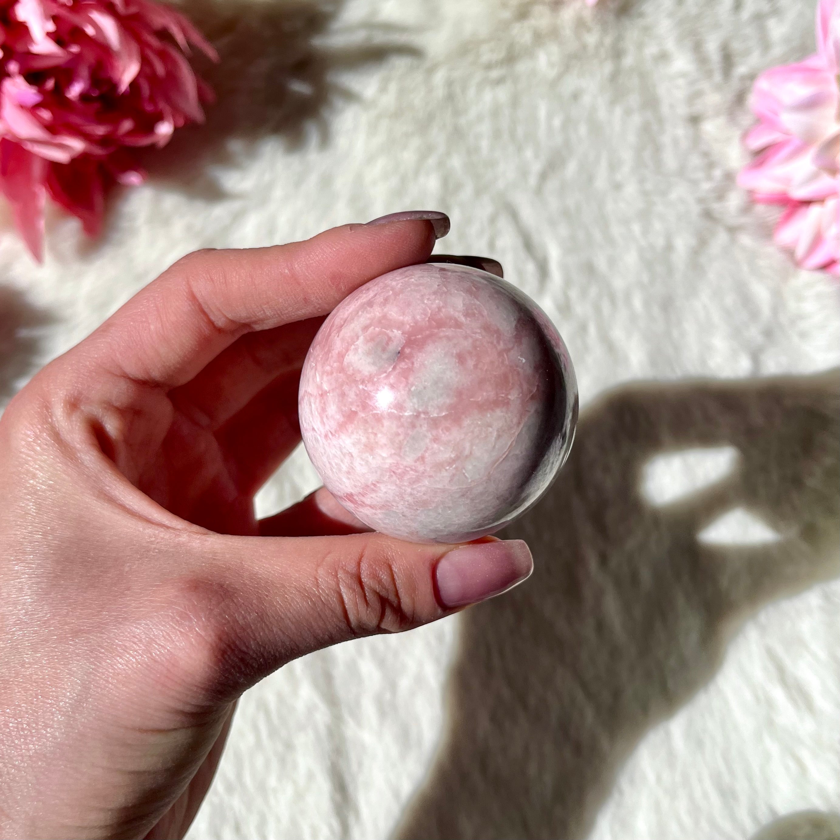 Pinke Opal Kugel 295
