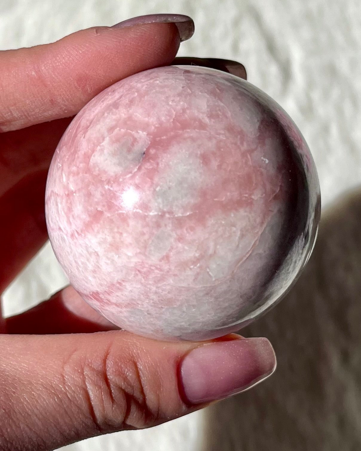 Pinke Opal Kugel 295