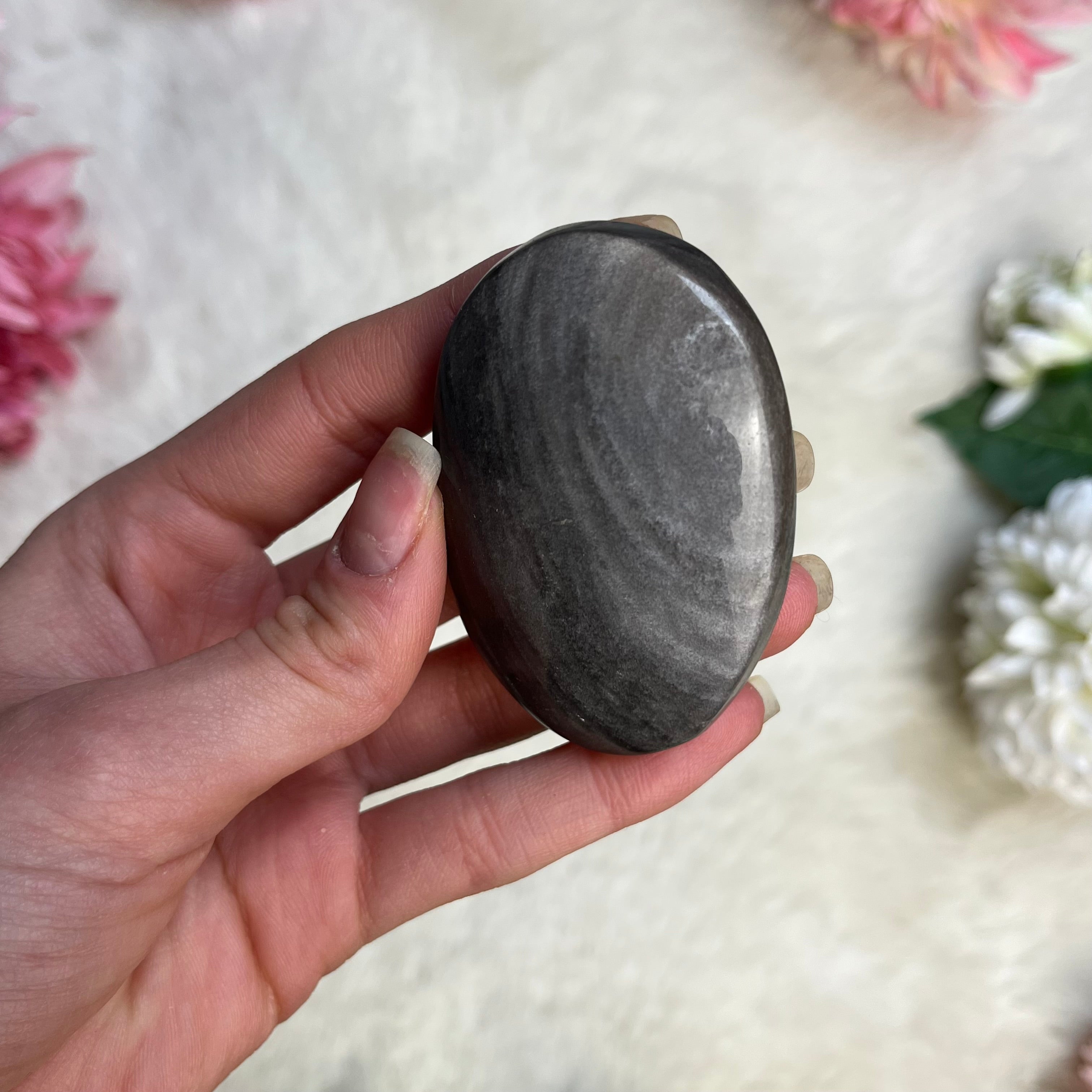 Silber Obsidian Seifenstein