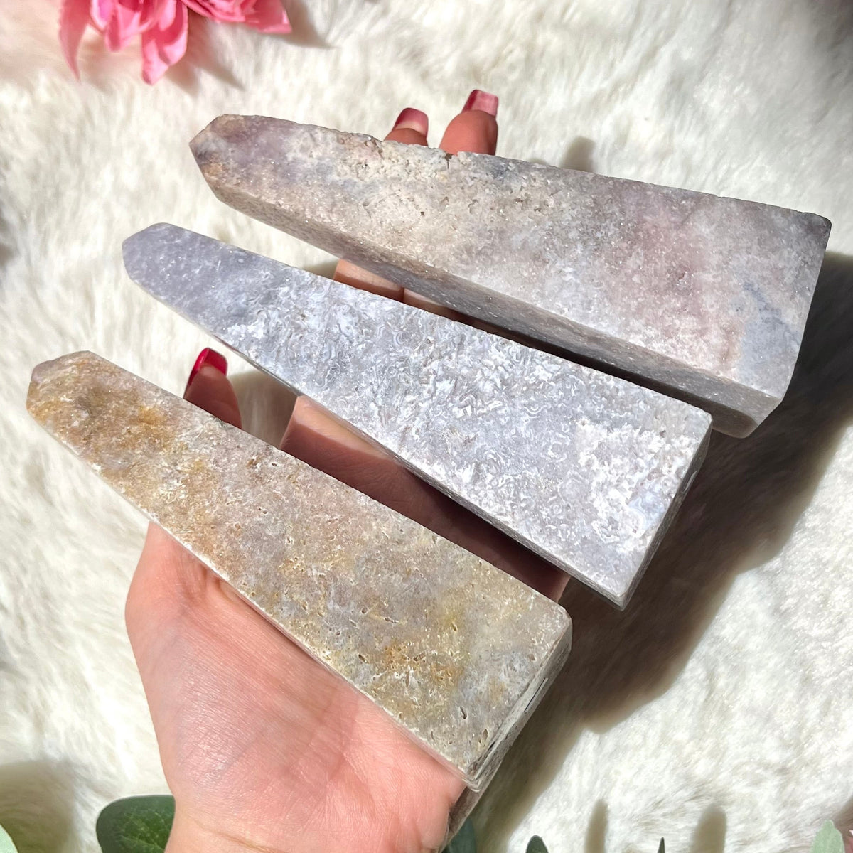 Pinker Amethyst Obelisk 302-304