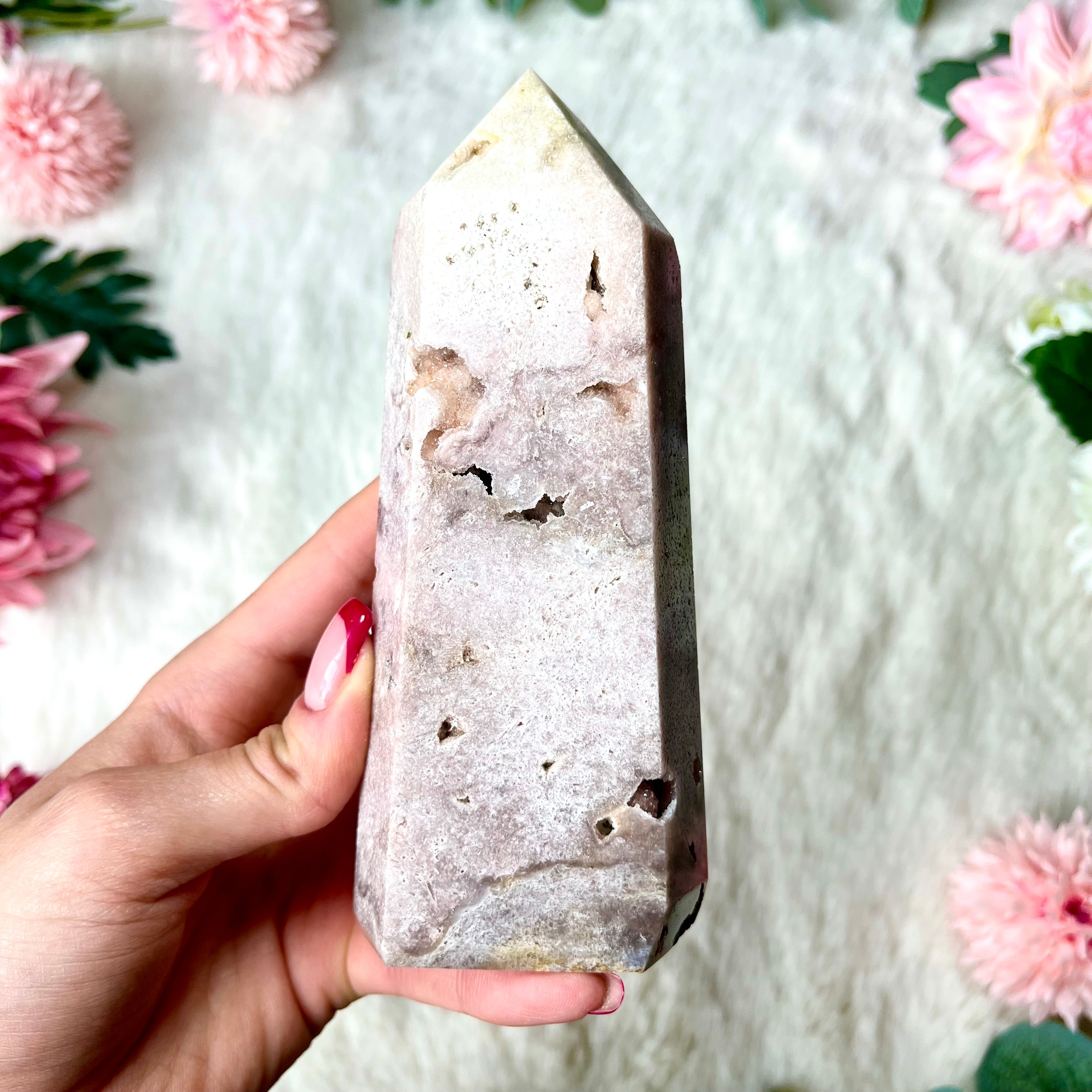 Pinker Amethyst Turm 308