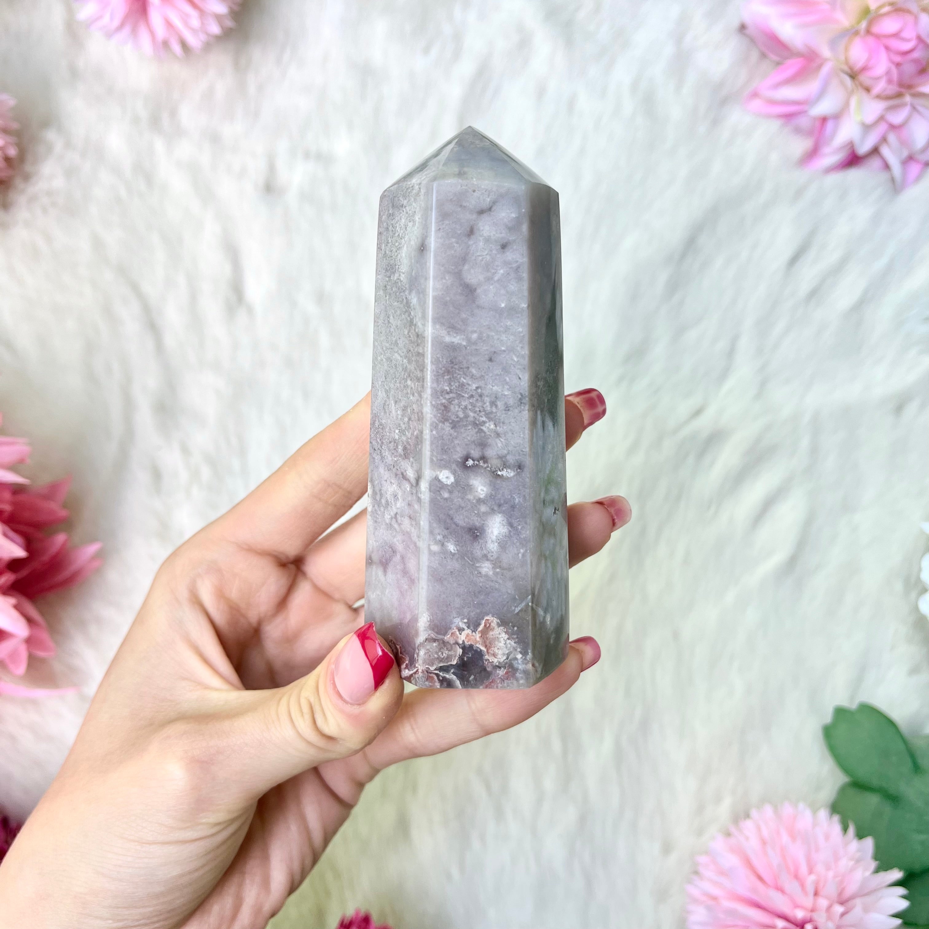 Pinker Amethyst Obelisk 305-306
