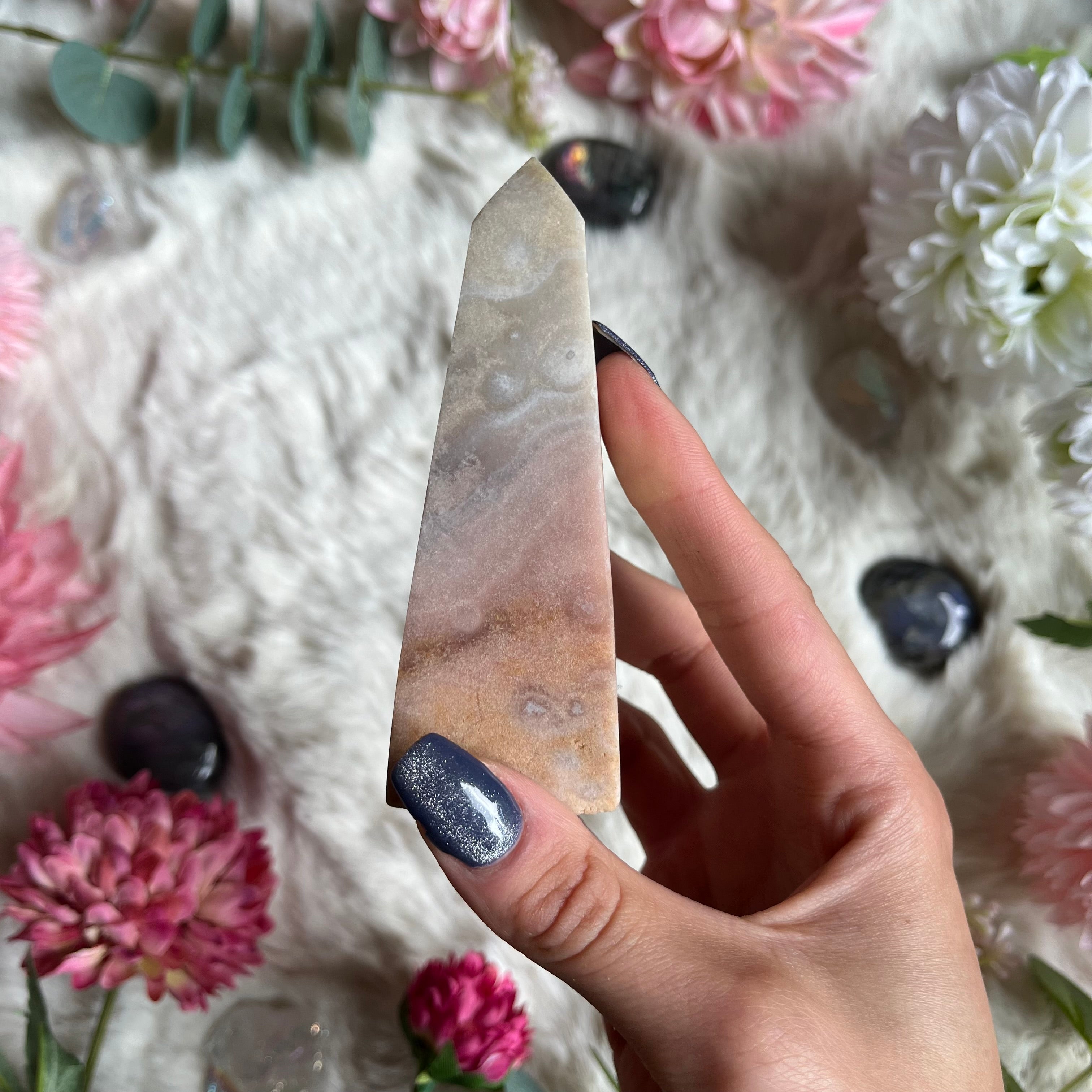 Pinker Amethyst Obelisk 13-18