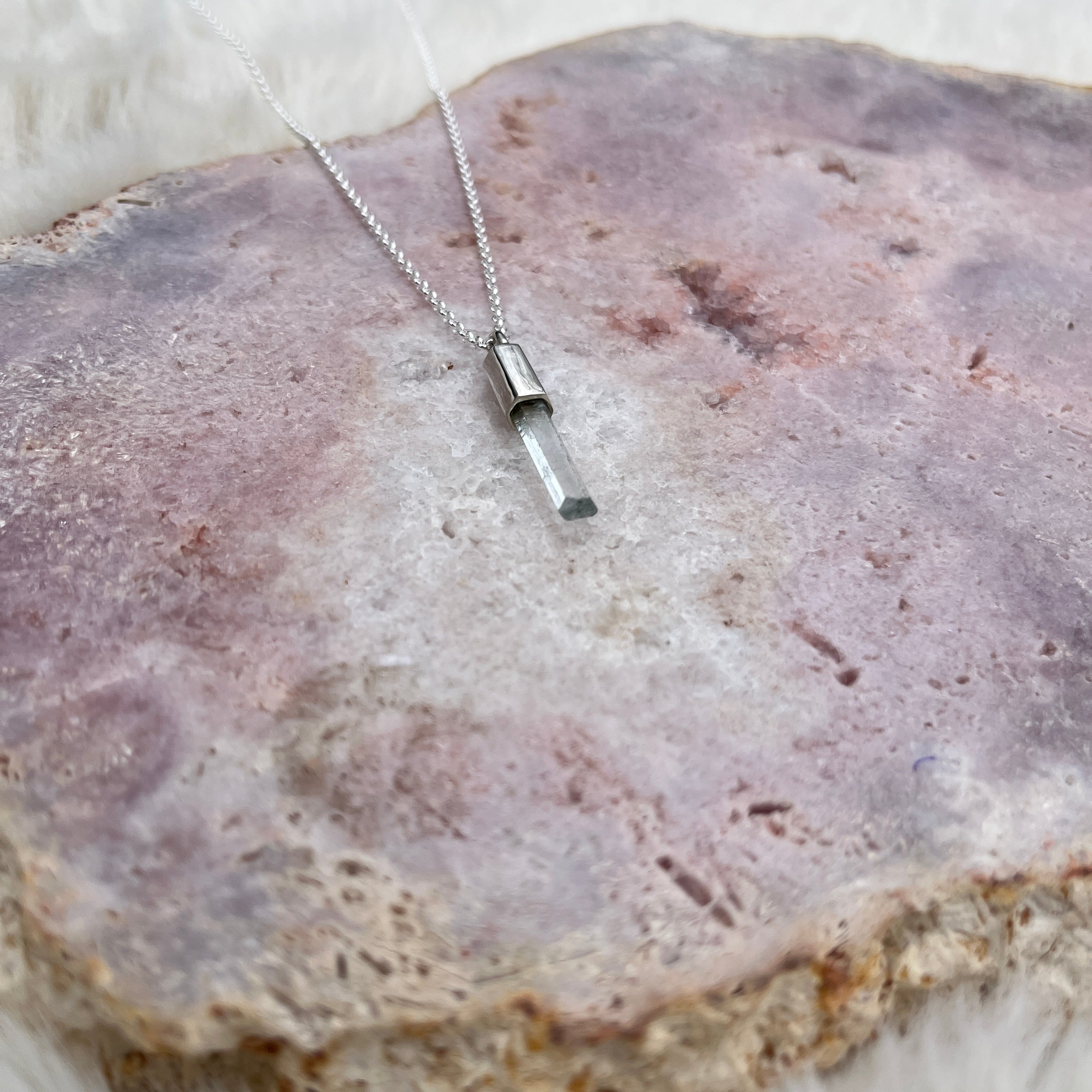 Aquamarin Anhänger Silber 3