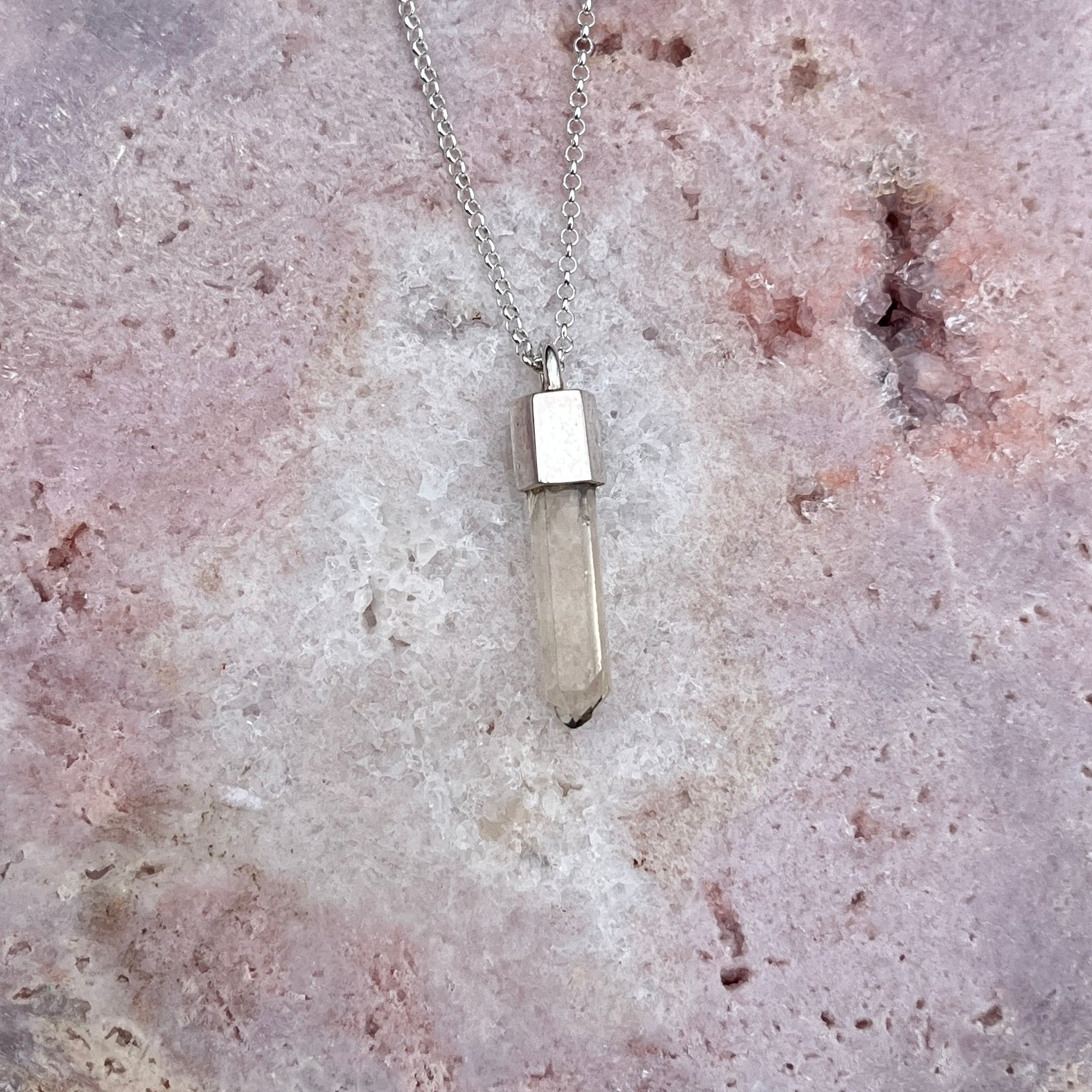 Rauchquarz Anhänger Silber 5